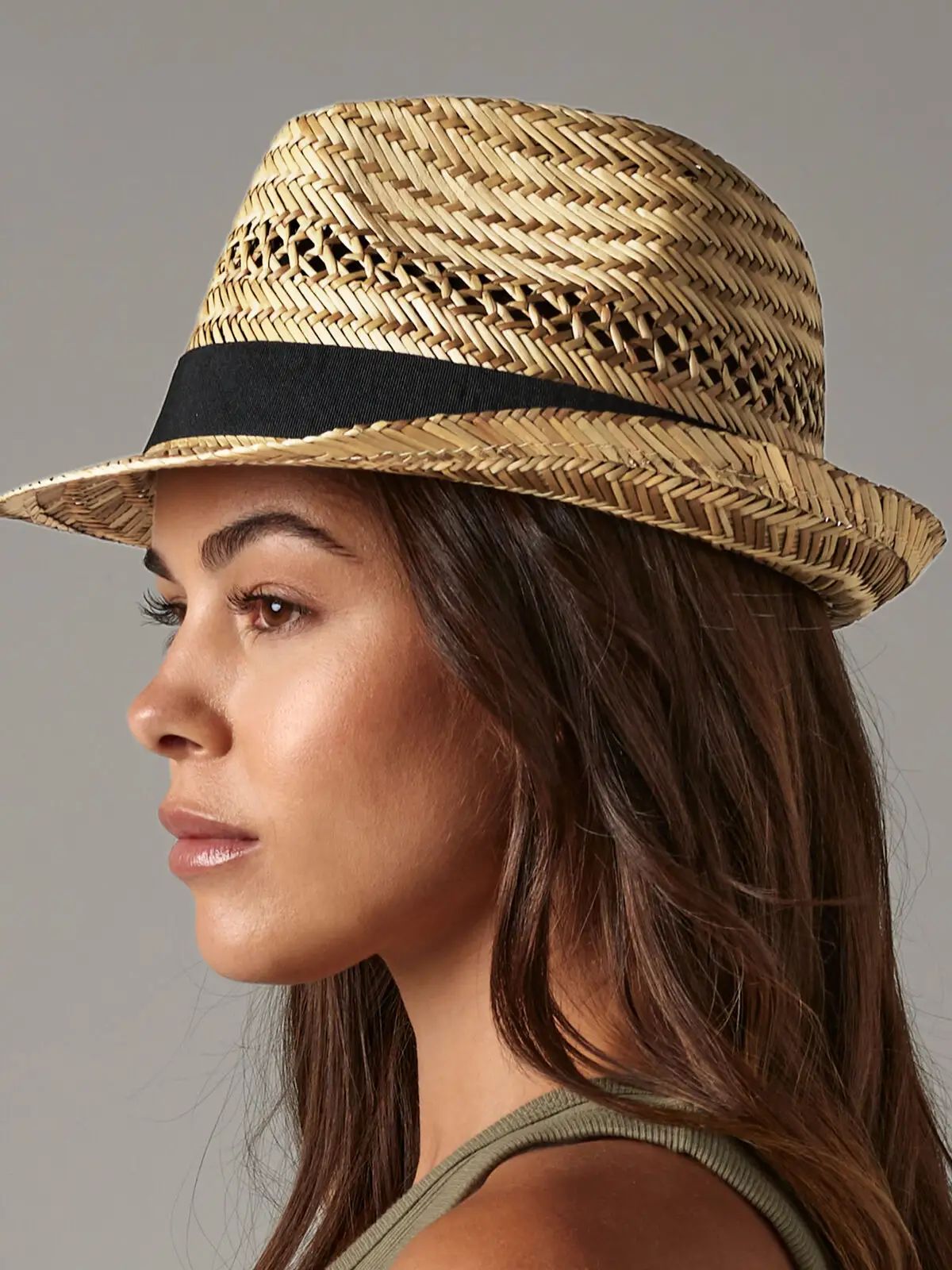 Straw Summer Trilby - Beechfield