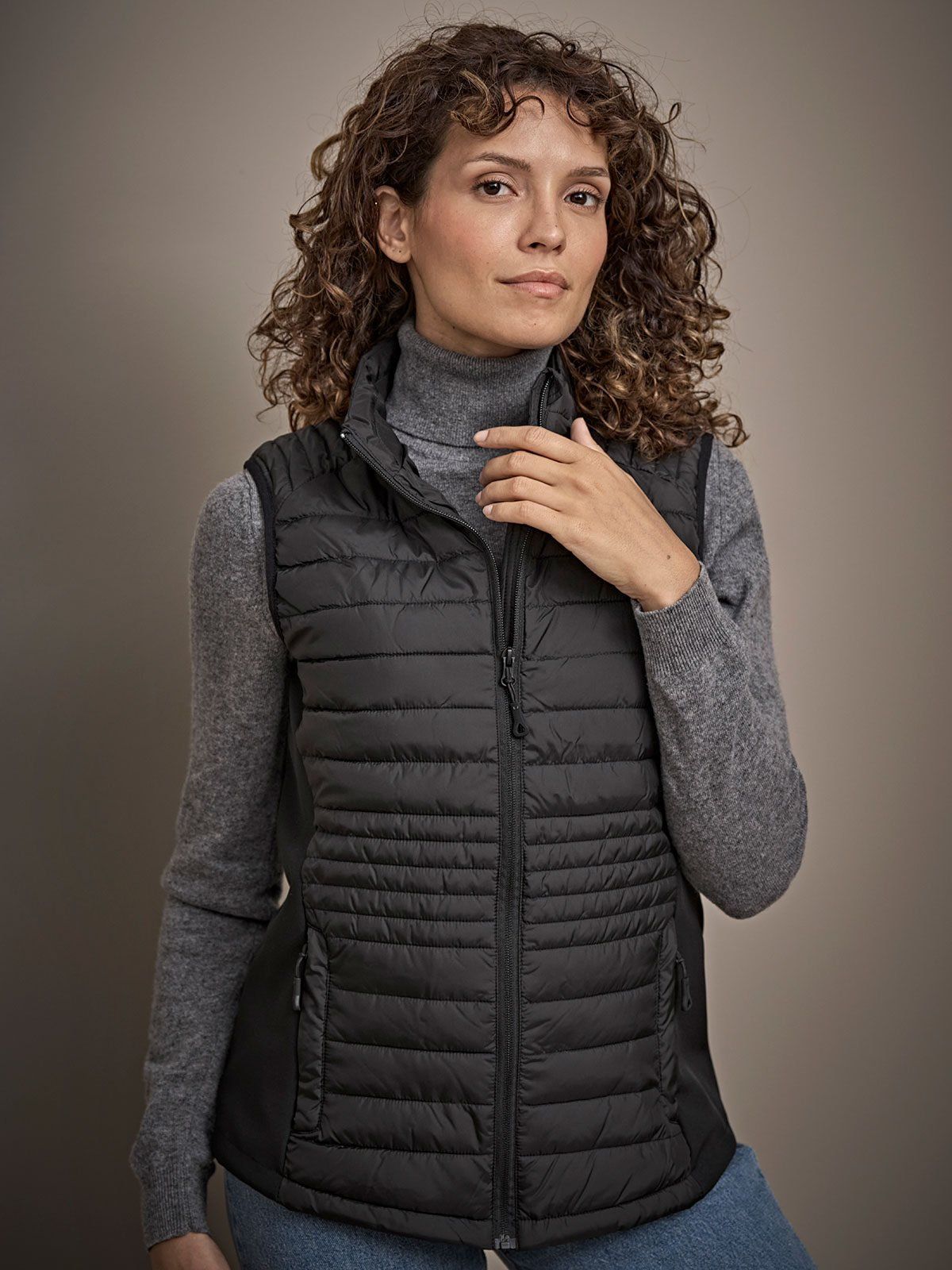 Ladies crossover bodywarmer - Tee Jays