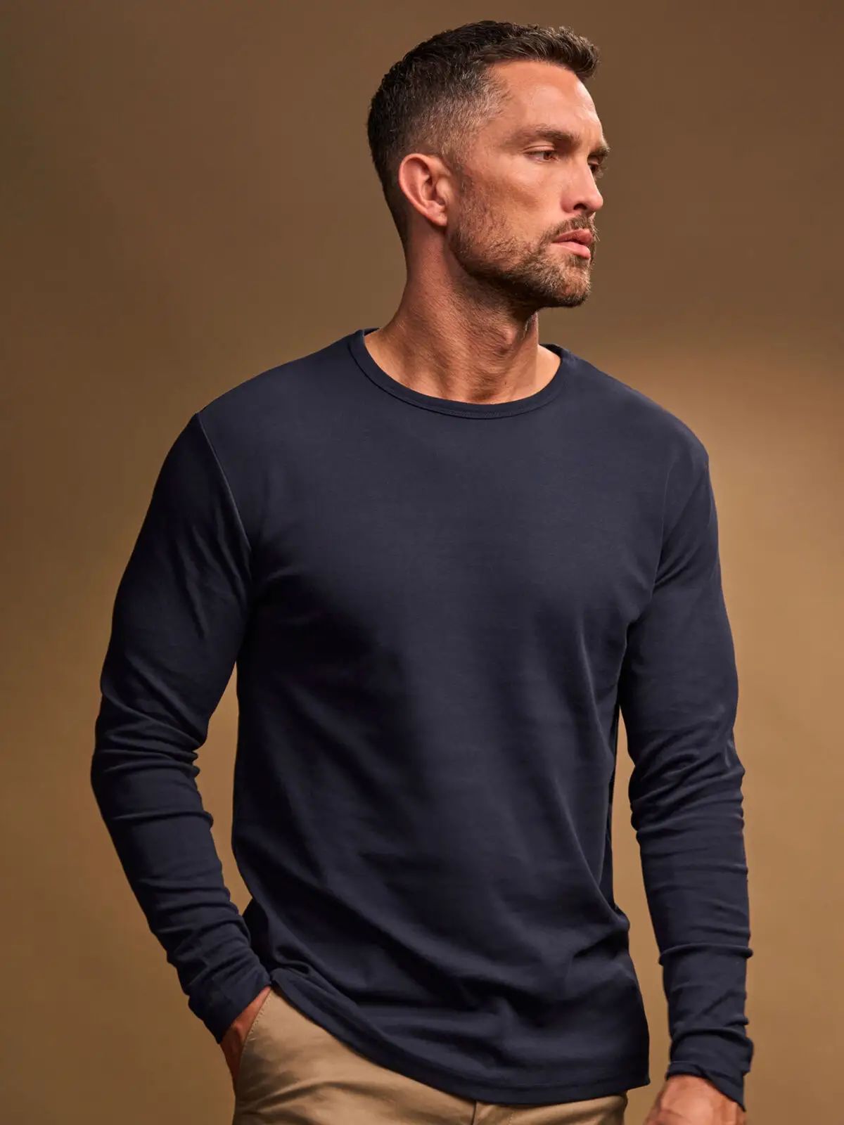 Long Sleeve Interlock Tee - Tee Jays