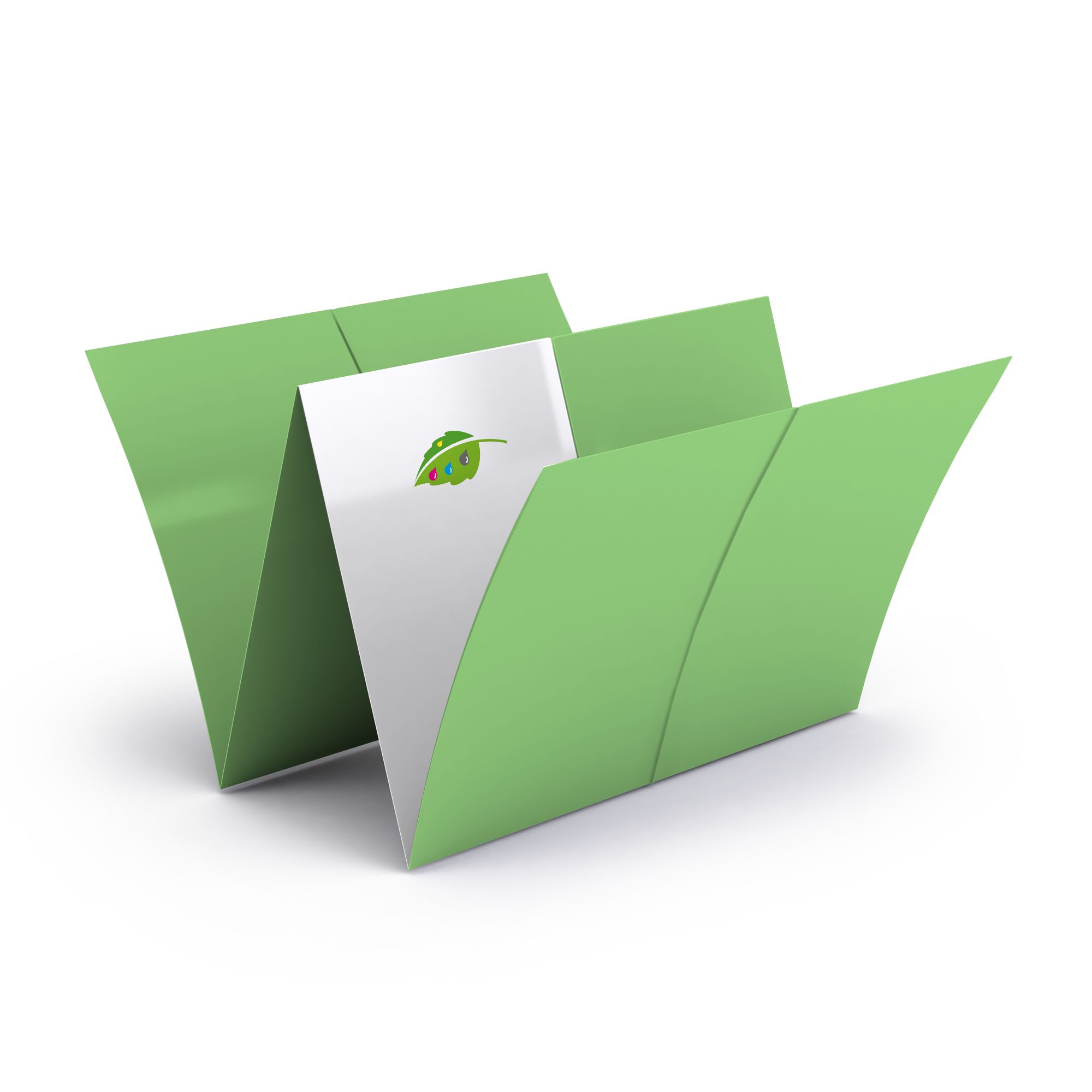 Pieghevoli, piega orizzontale a fisarmonica e a croce