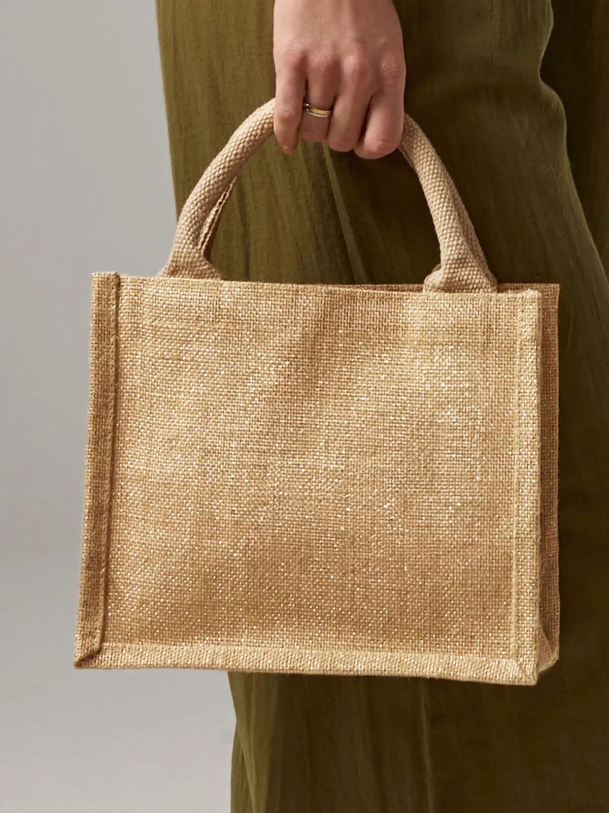 Shimmer Jute Mini Gift Bag - Westford Mill
