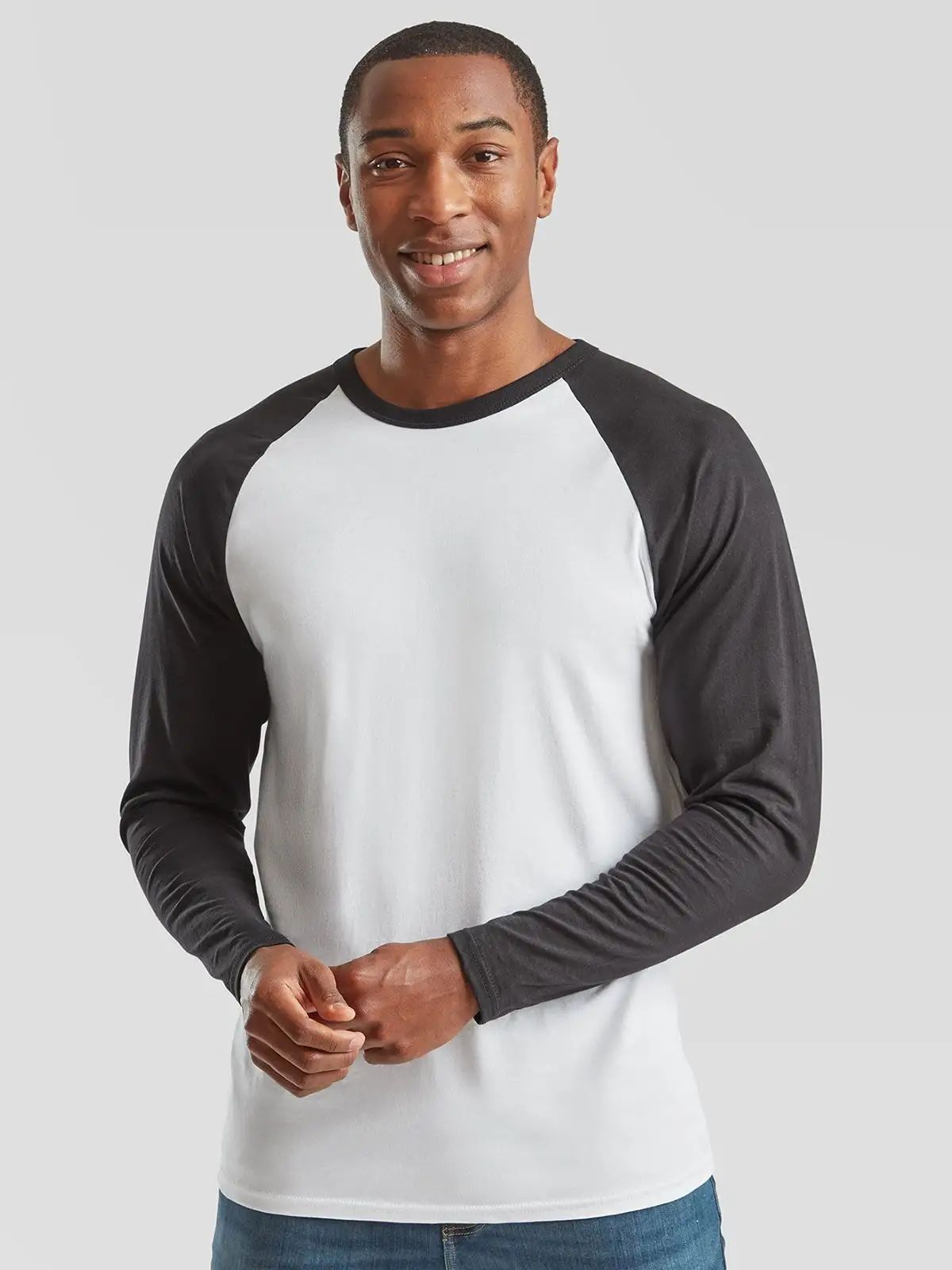 Valueweight Long Sleeve Baseball T - Fruit of the Loom