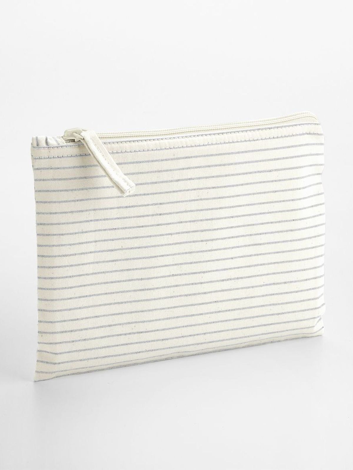 Striped Organic Cotton Accessory Pouch - Westford Mill