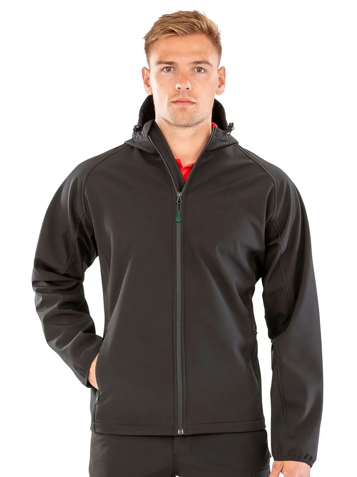 Recycled printable 3-layer hooded softshell - Result