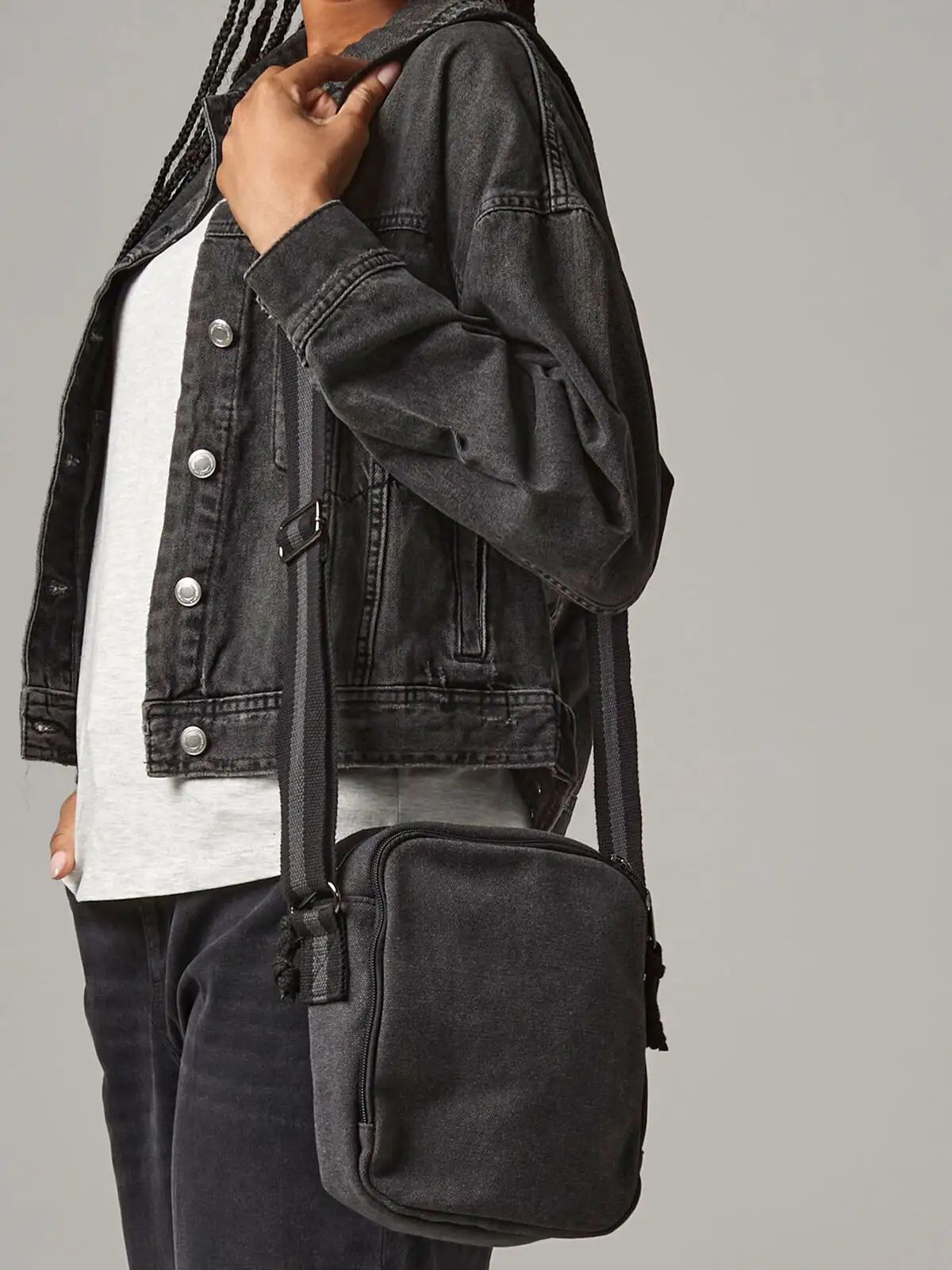 Vintage Canvas Mini Reporter - Quadra