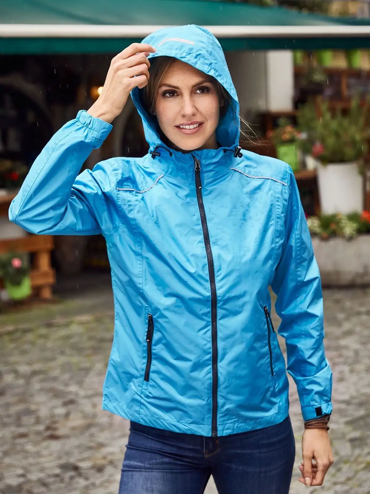 Ladies' Rain Jacket - James & Nicholson