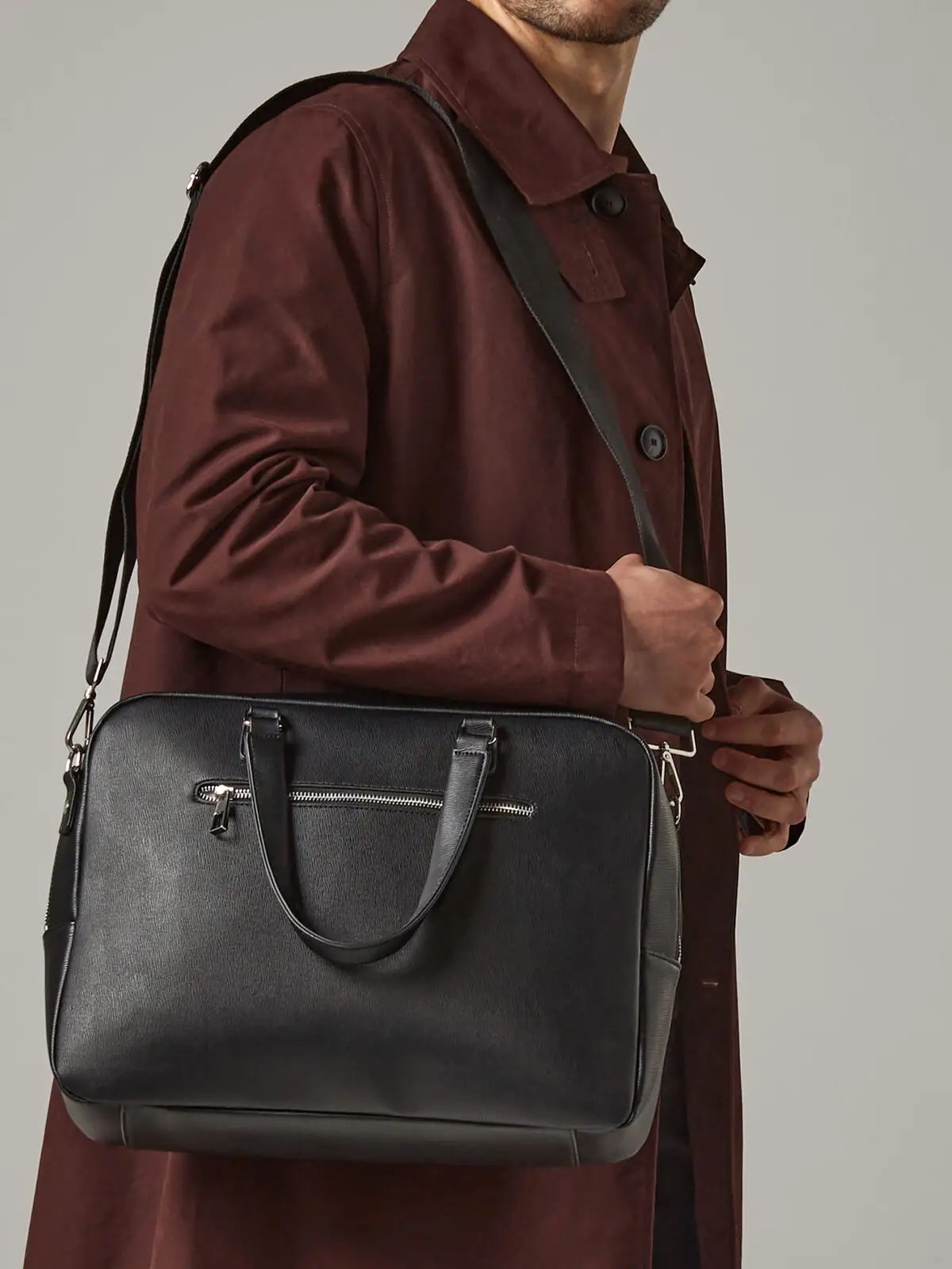 Tailored Luxe Briefcase  - Quadra