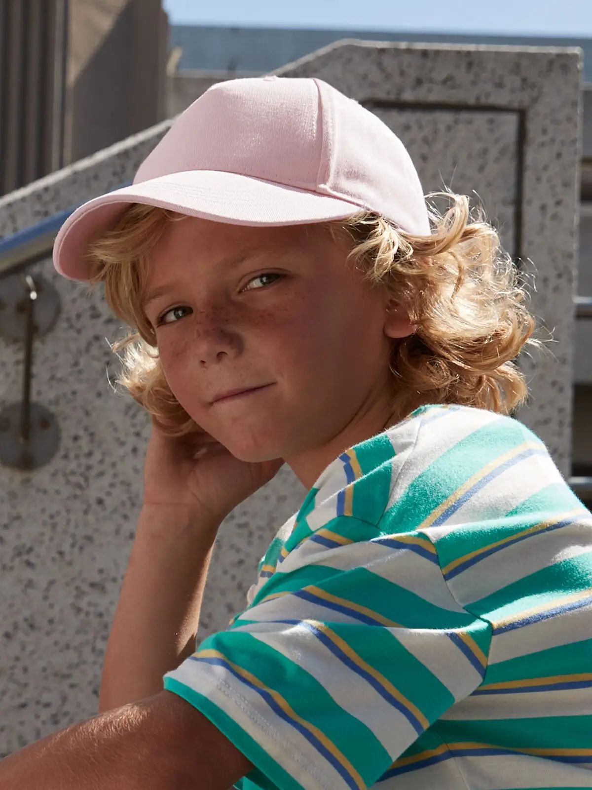 Junior Organic Cotton 5 Panel Cap - Beechfield