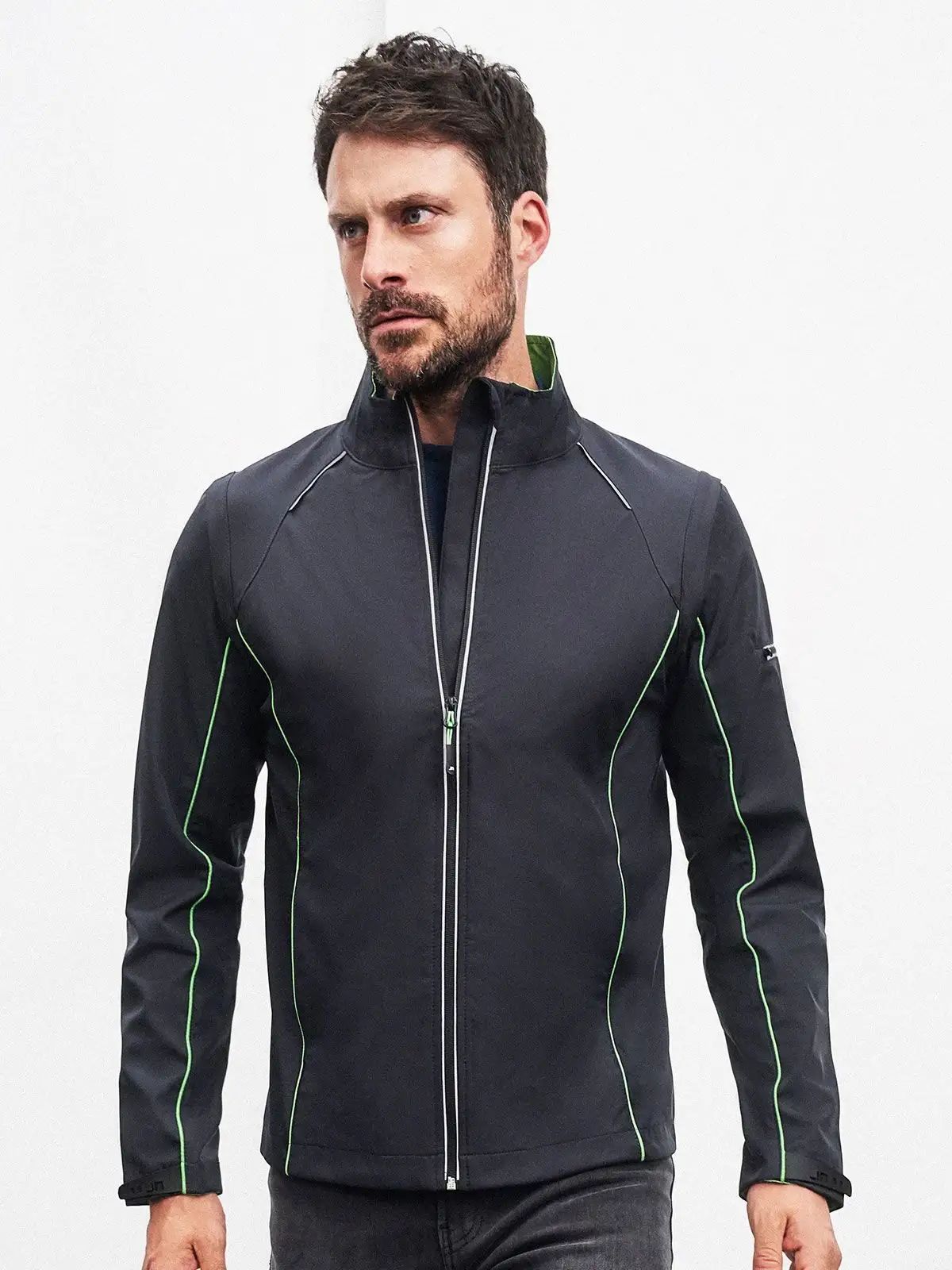 Men's Zip-Off Softshell Jacket - James & Nicholson