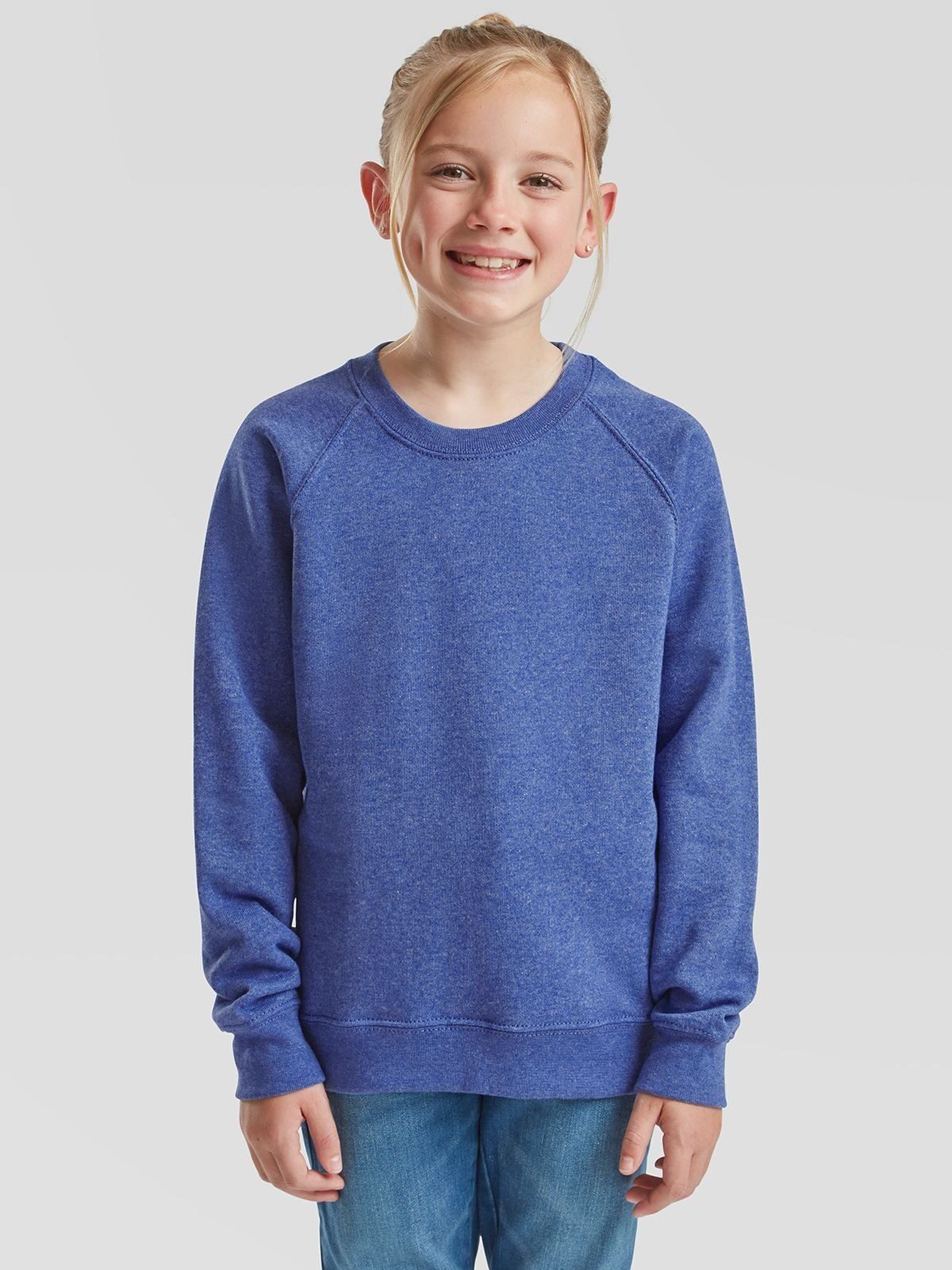Kids Classic Raglan Sweat - Fruit of the Loom