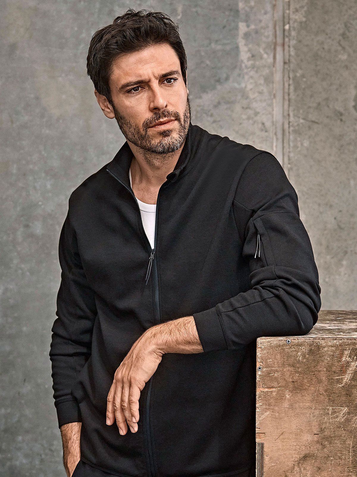 Athletic Full Zip Cardigan - Tee Jays