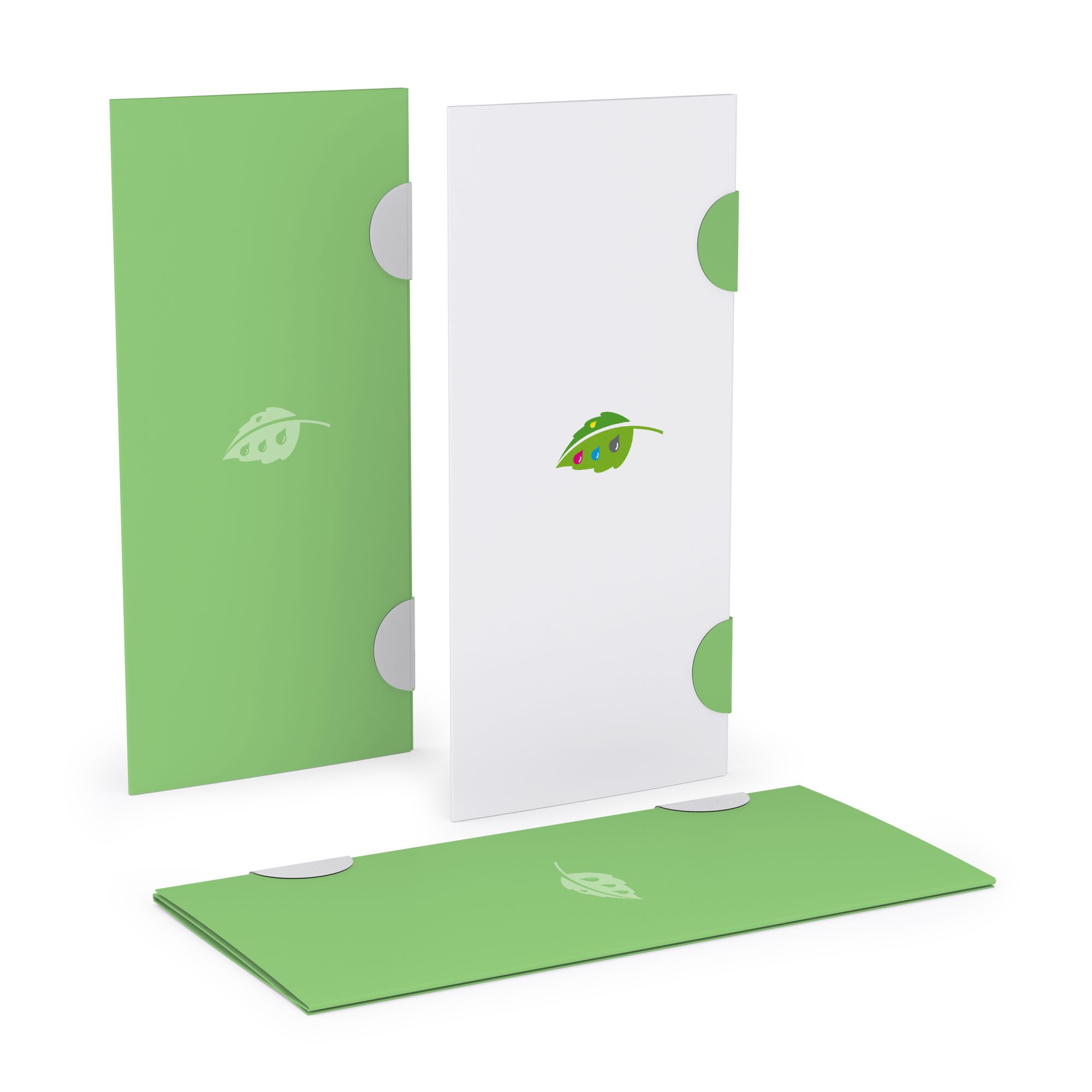 Pieghevoli con sigillo adesivo