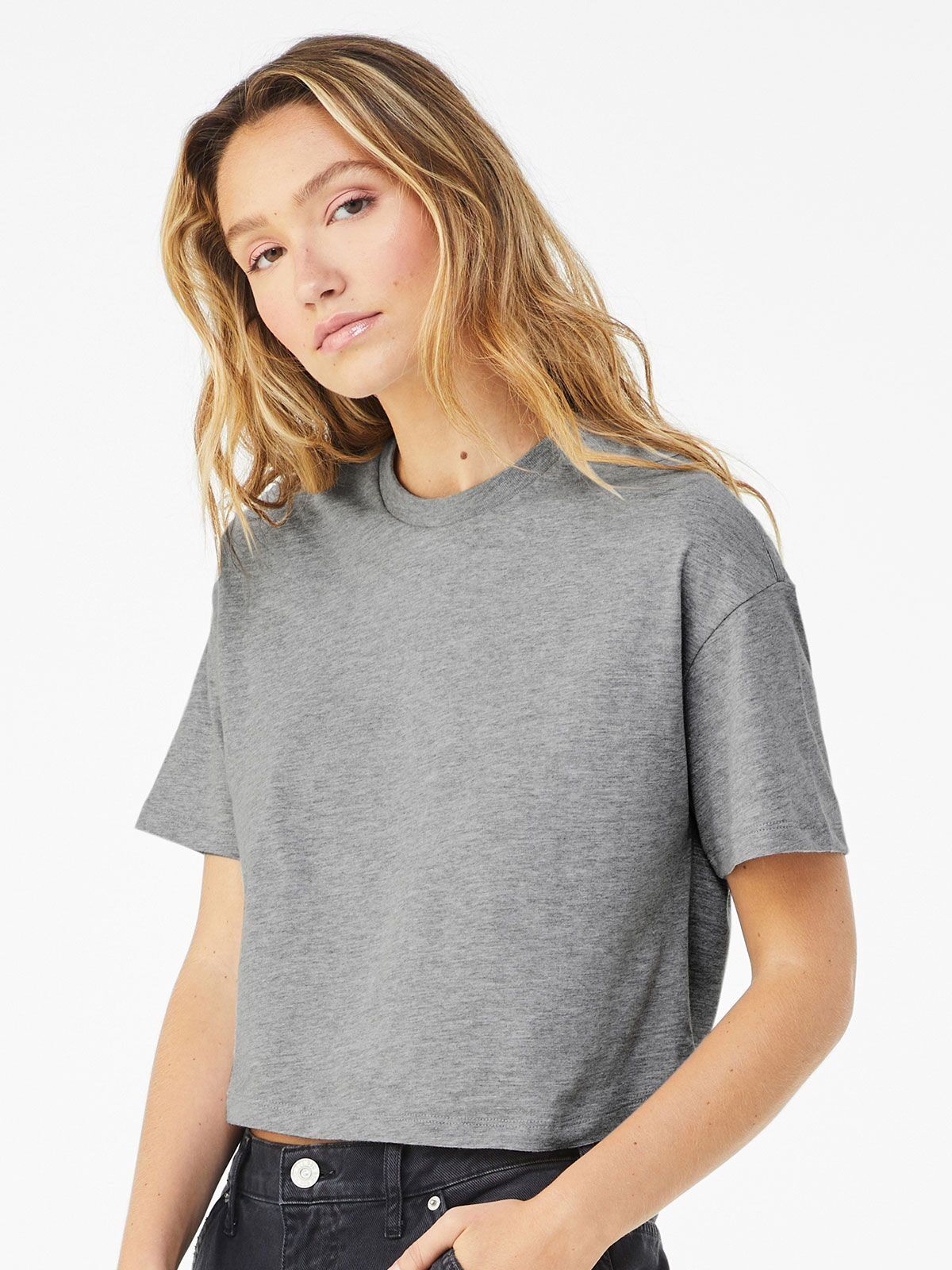 Women's Relaxed Heather Cvc Short Sleeve Tee - Bella+Canvas