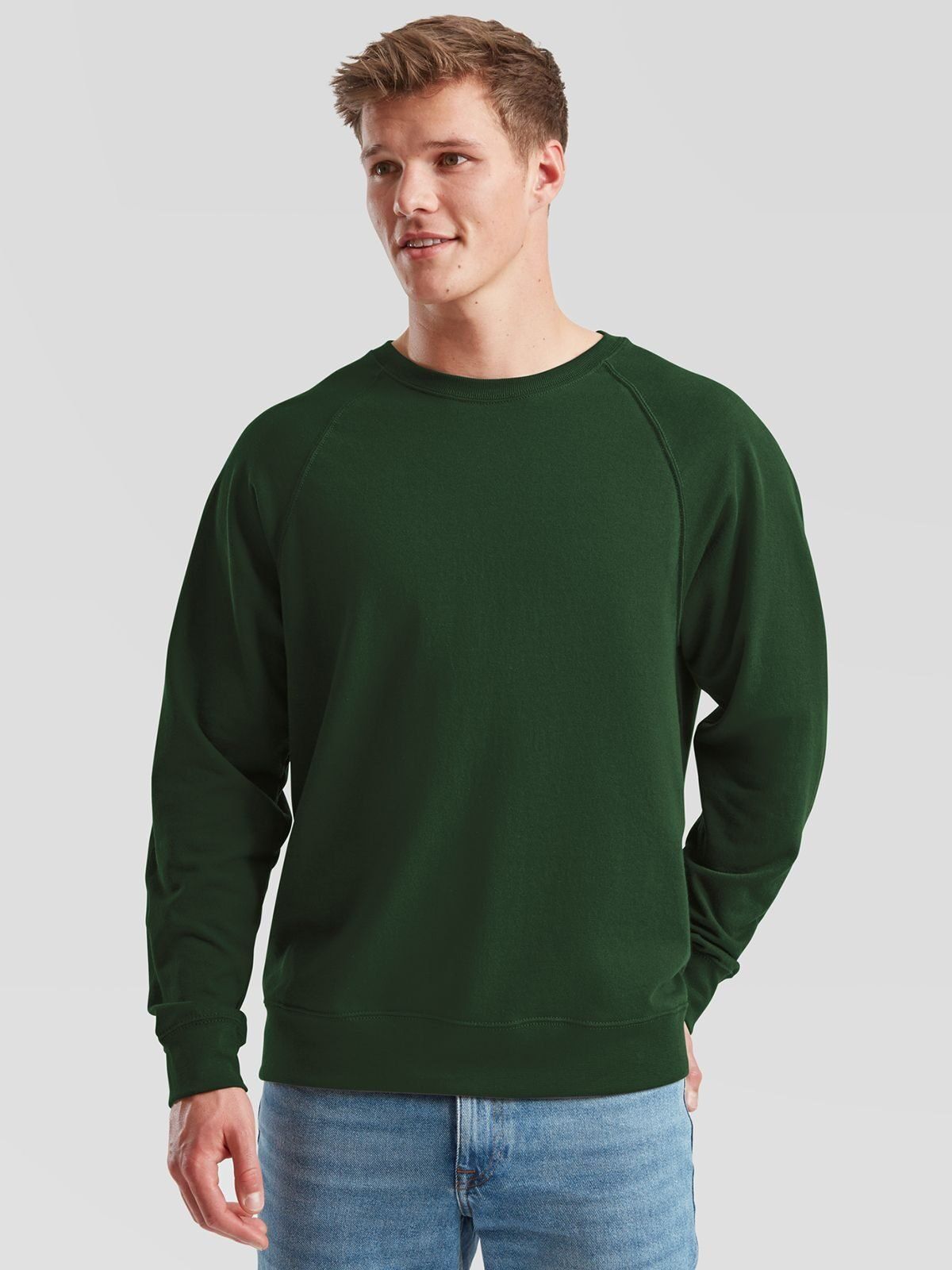 Lightweight Raglan Sweat - Fruit of the Loom