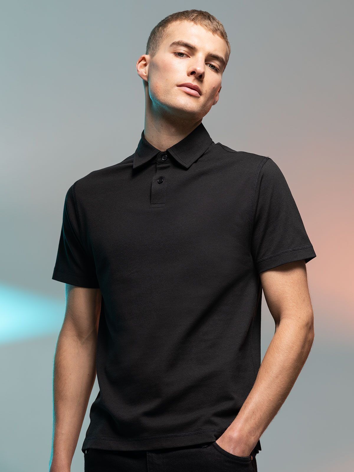Men's Short Sleeved Stretch Polo - Skinnifit