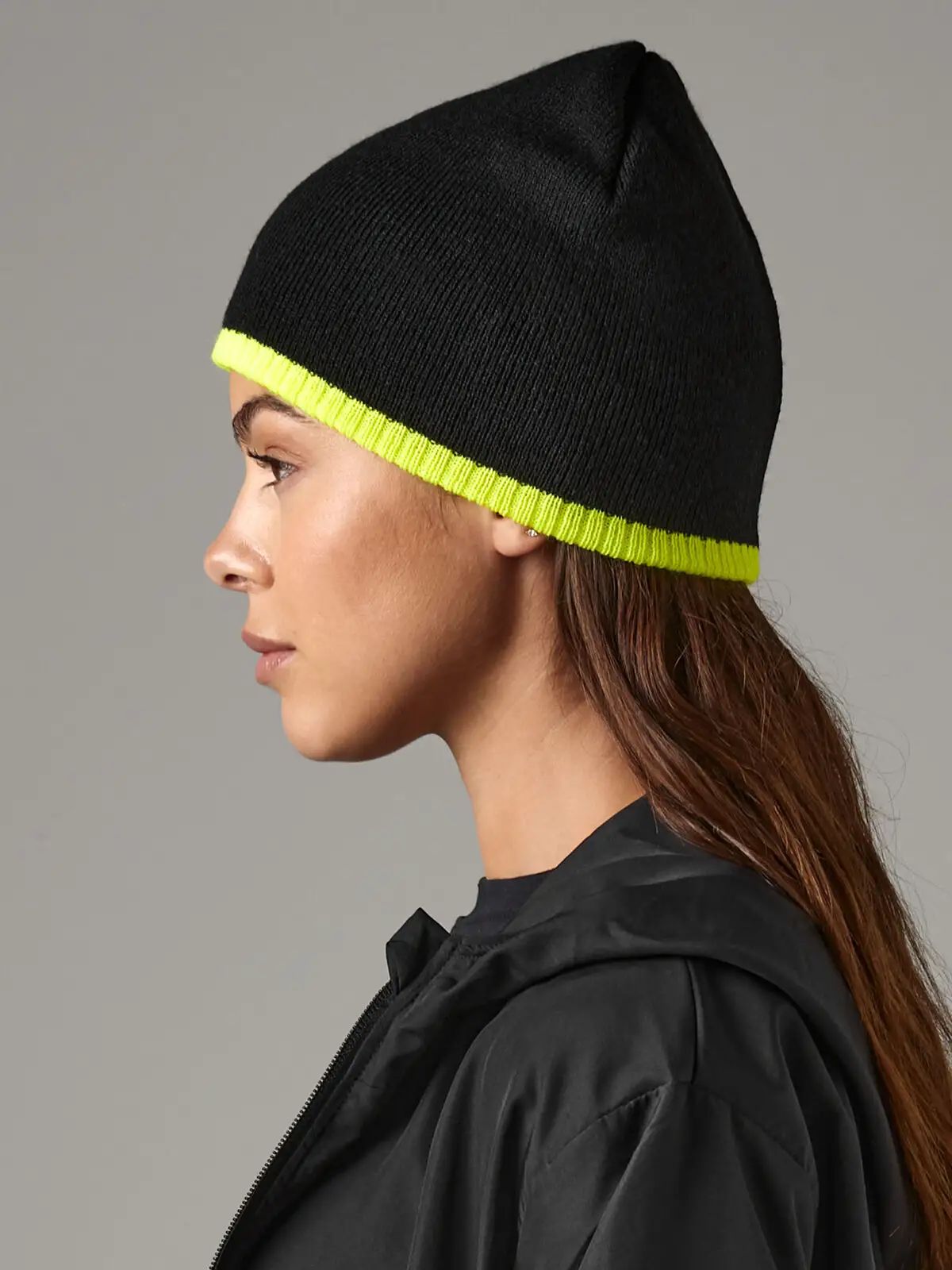 Two-Tone Pull-On Beanie - Beechfield