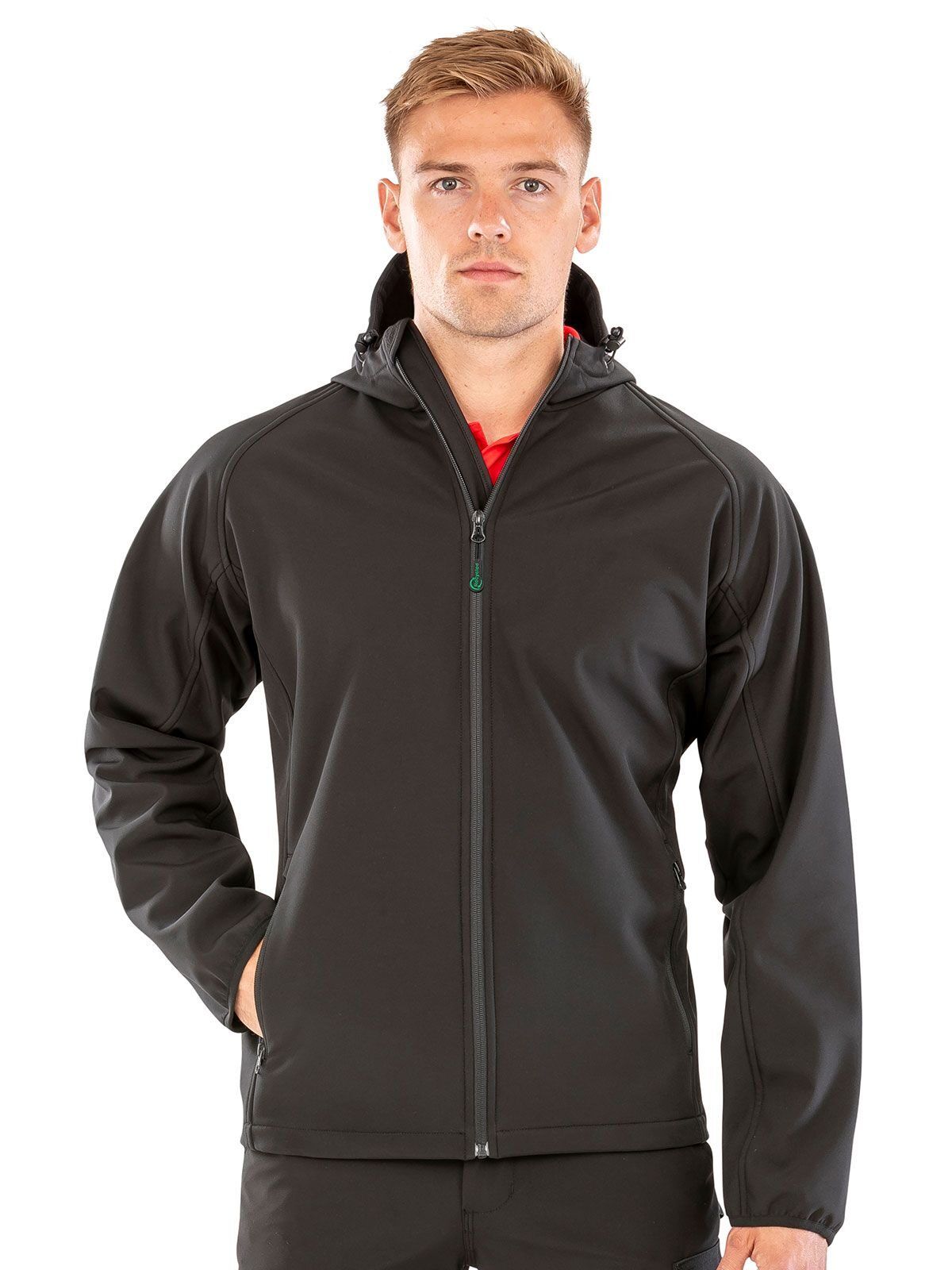 Recycled printable 3-layer hooded softshell - Result