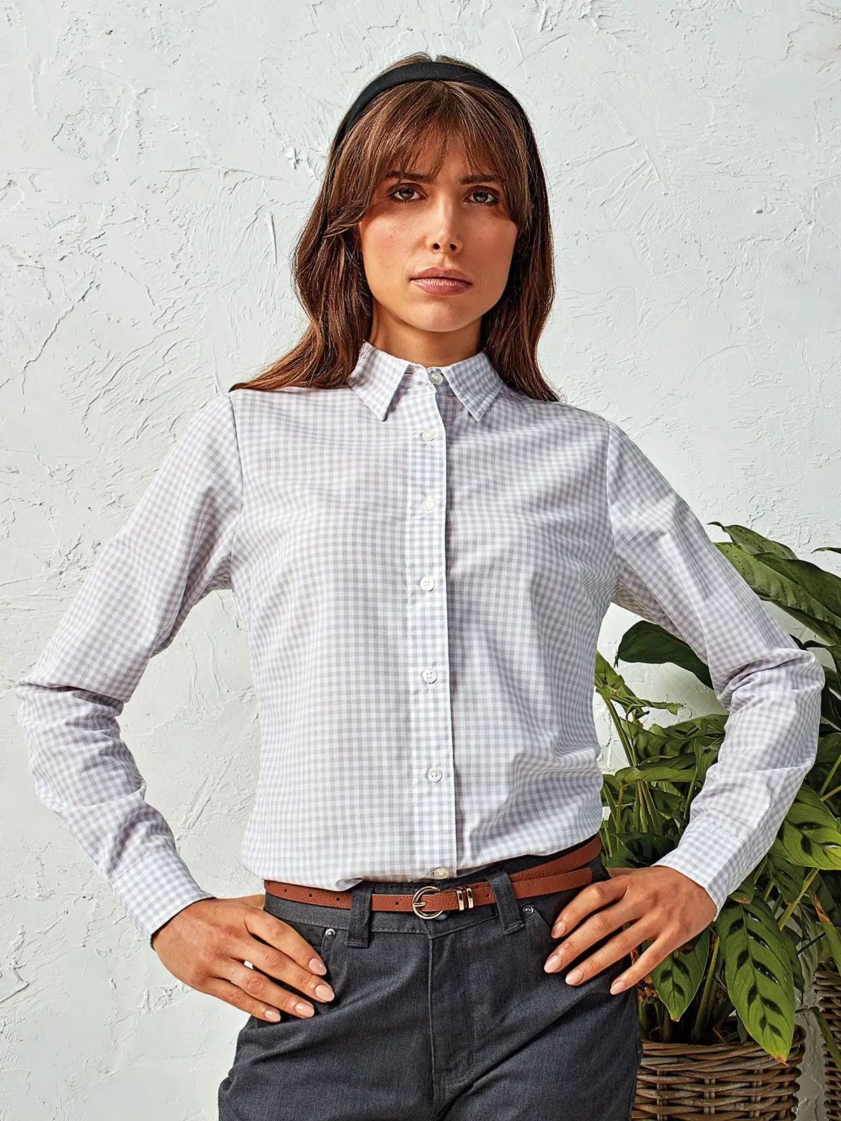 'Maxton' Check - Women's Long Sleeve Shirt - Premier
