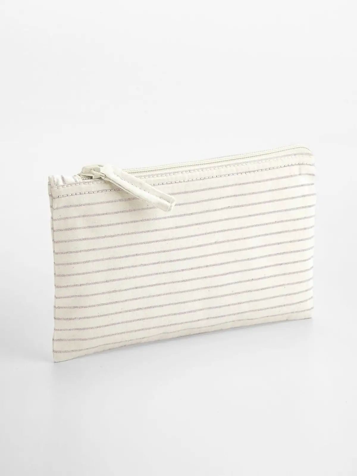 Striped Organic Cotton Accessory Pouch - Westford Mill