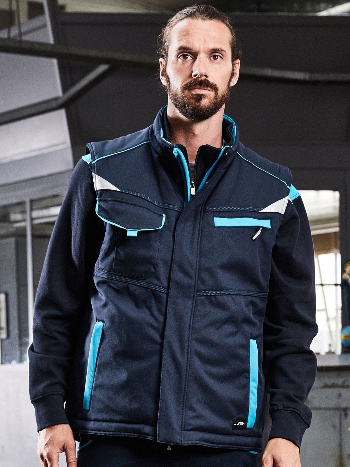 Workwear Softshell Padded Vest - Color - Daiber