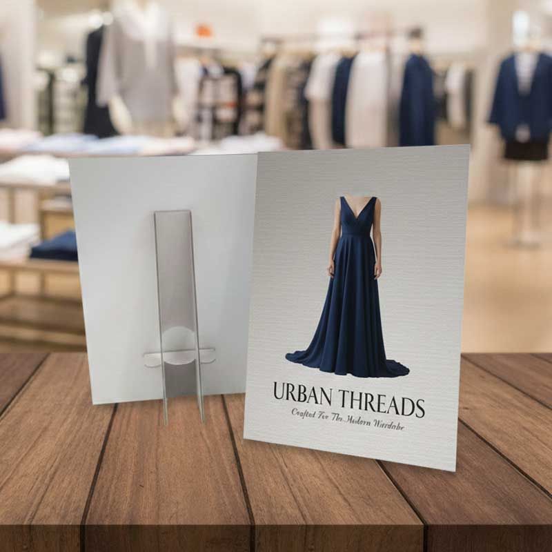 Espositori da banco con piedino