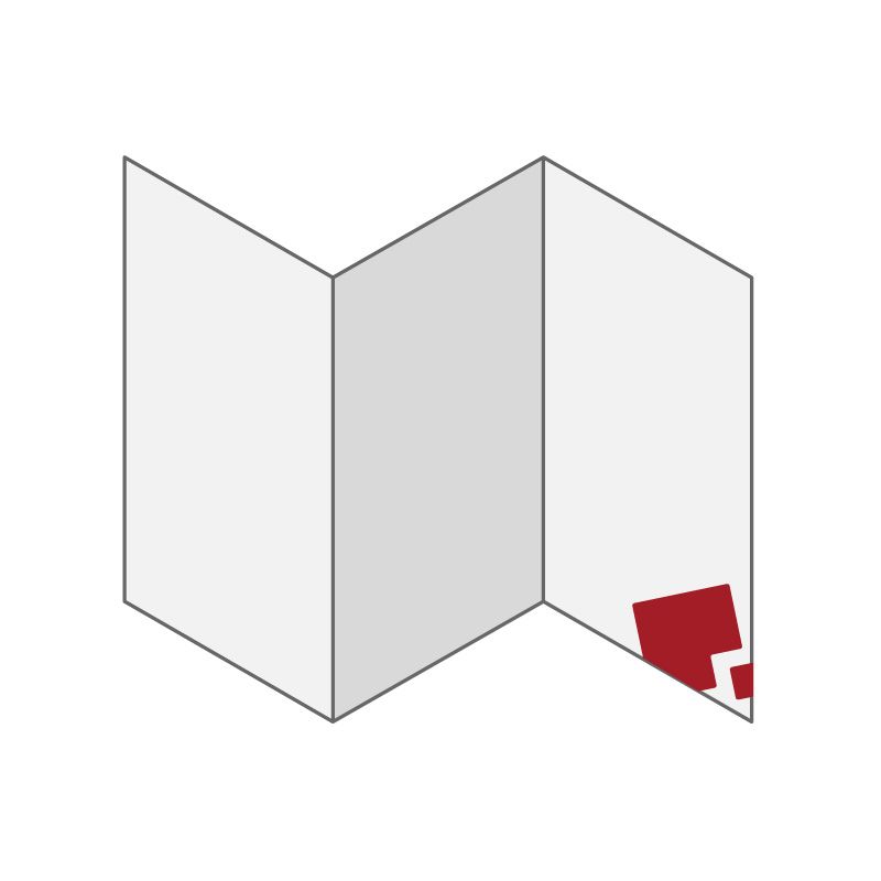 Depliants Pieghevoli 3 ante a Z