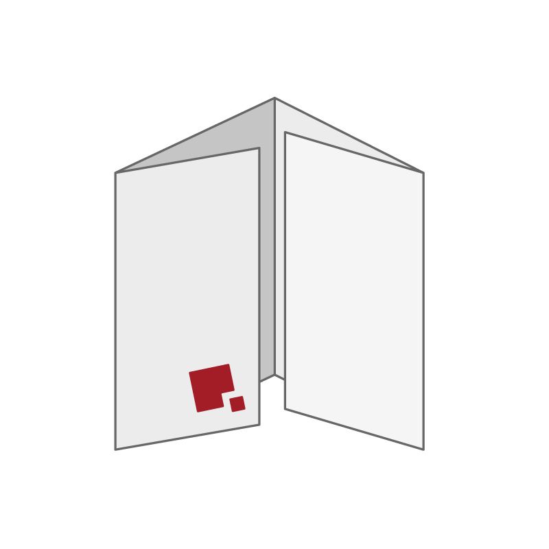 Depliants Pieghevoli 4 ante a finestra