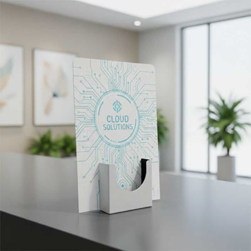 Espositori da banco con Tasca