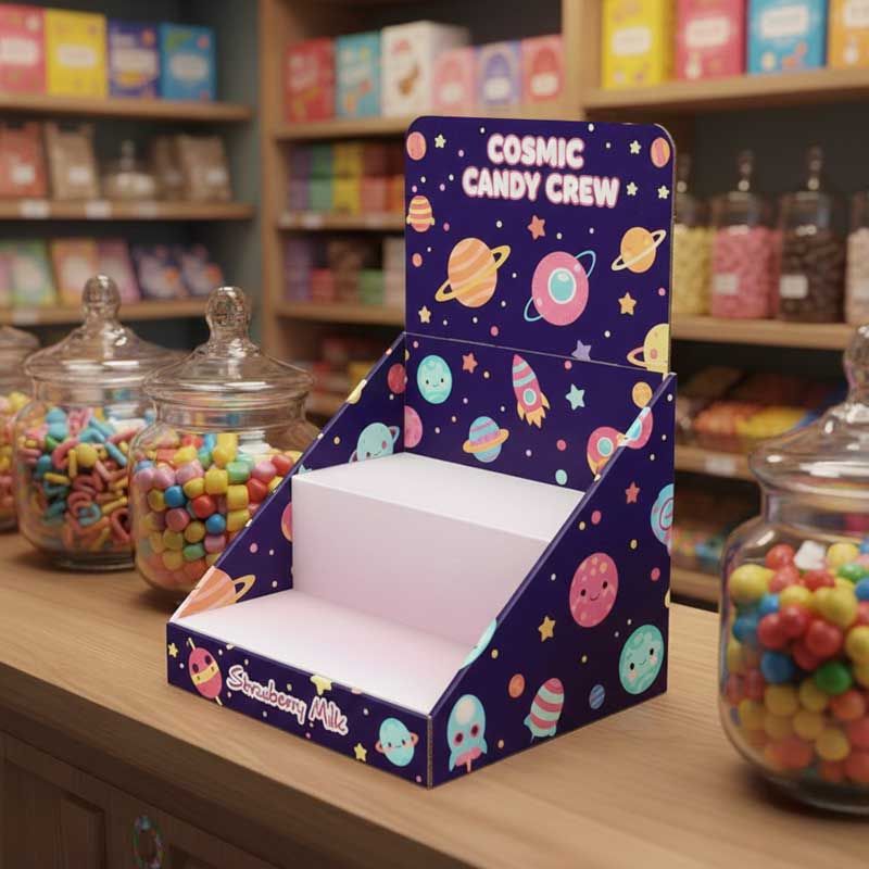 Espositori da banco con ripiani