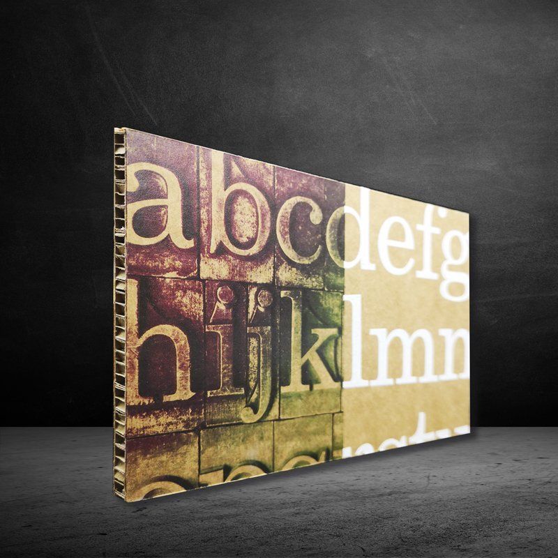 Cartone alveolare ignifugo da 5mm.