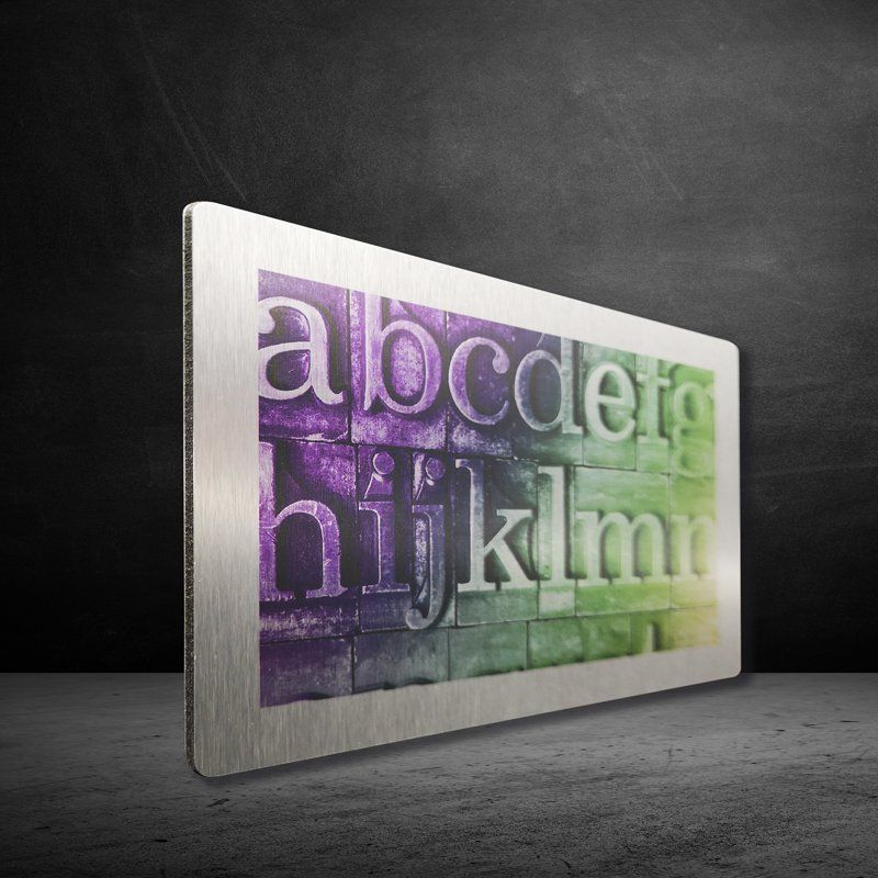 Sandwich alluminio argento satinato