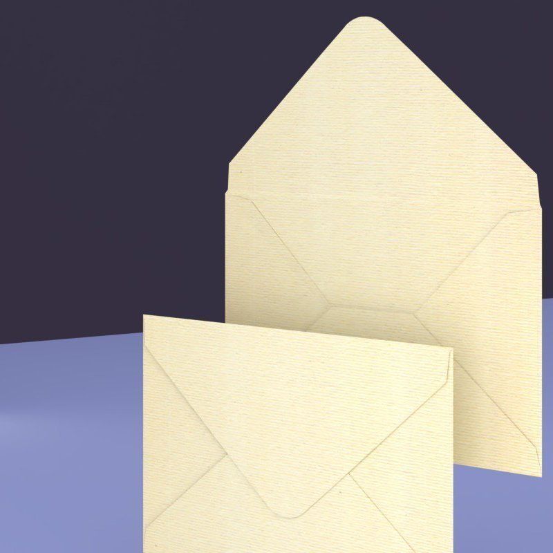 Buste rigate avorio extra pesanti 9x14