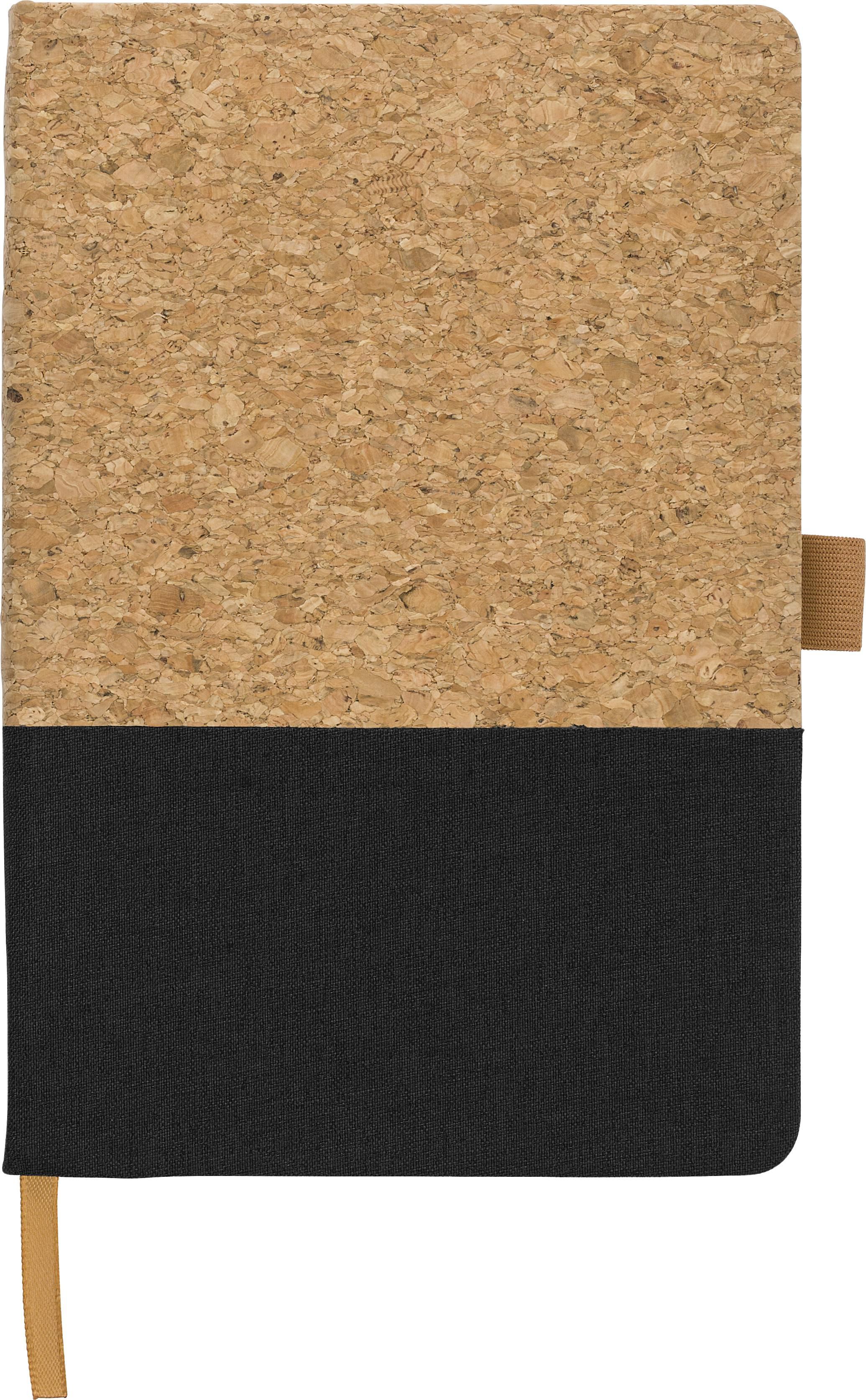 Taccuino formato +/- A5 in sughero e cotone Trevor