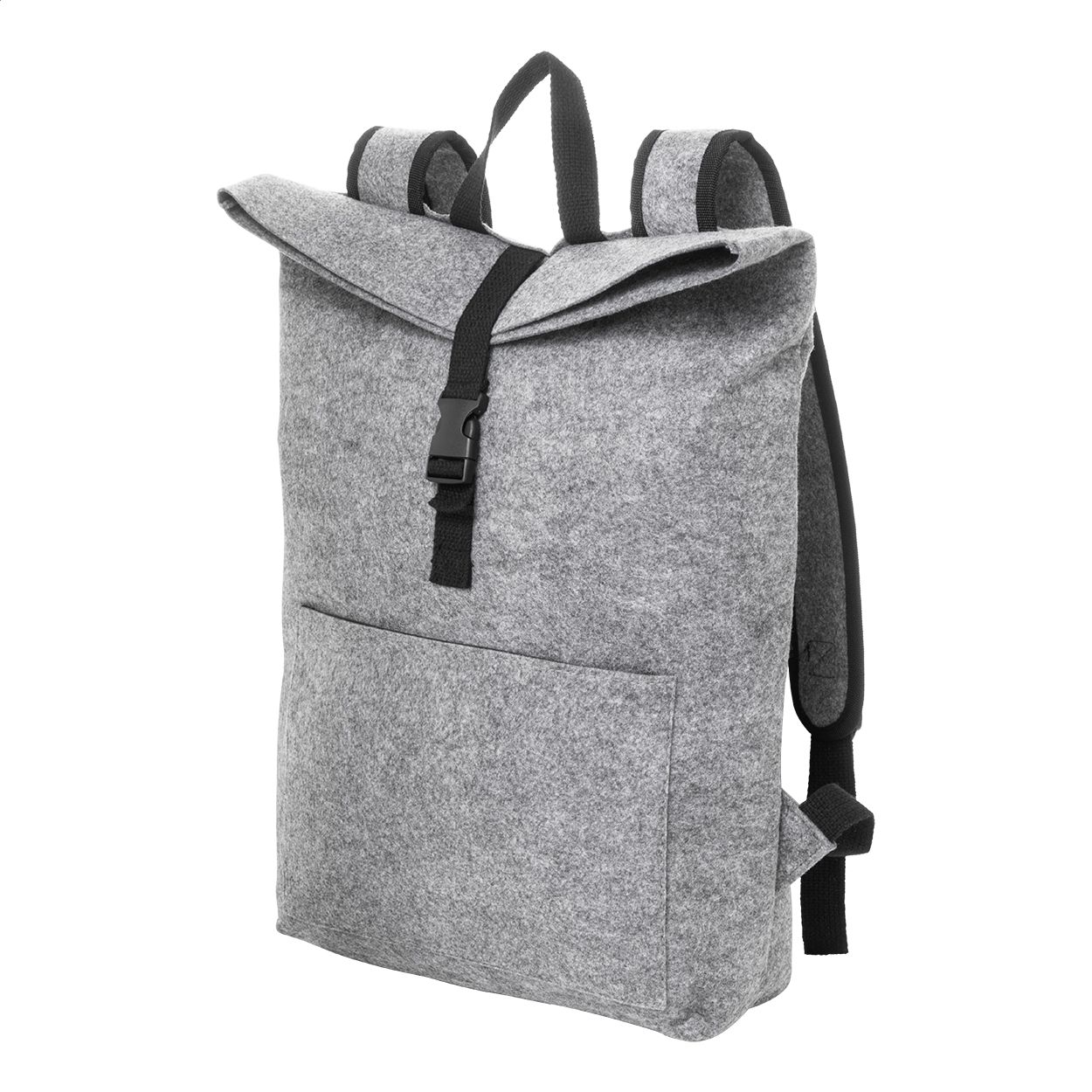 Zaino rolltop porta pc in feltro RPET Refelt Roll