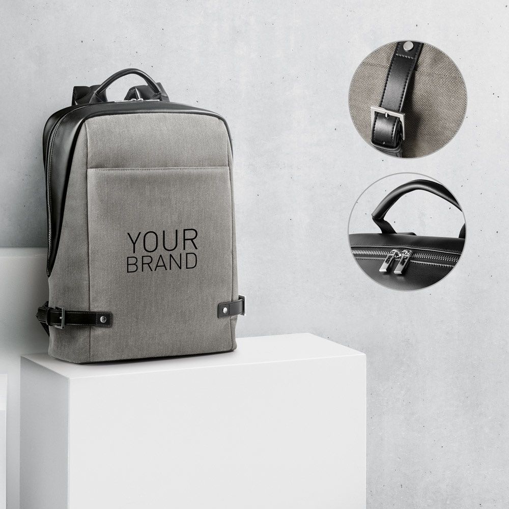 Zaino porta pc 15.6 pollici in tessuto e PU DIVERGENT BACKPACK II