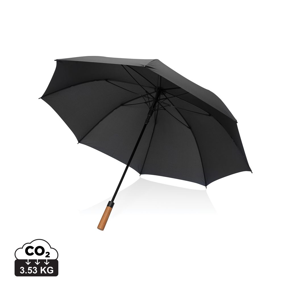 Ombrello automatico Tony 30" manico acacia rPET Aware™