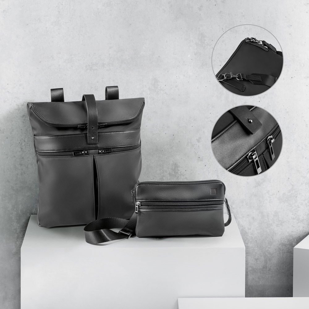 Zaino in microfibra e PU ROVER BACKPACK
