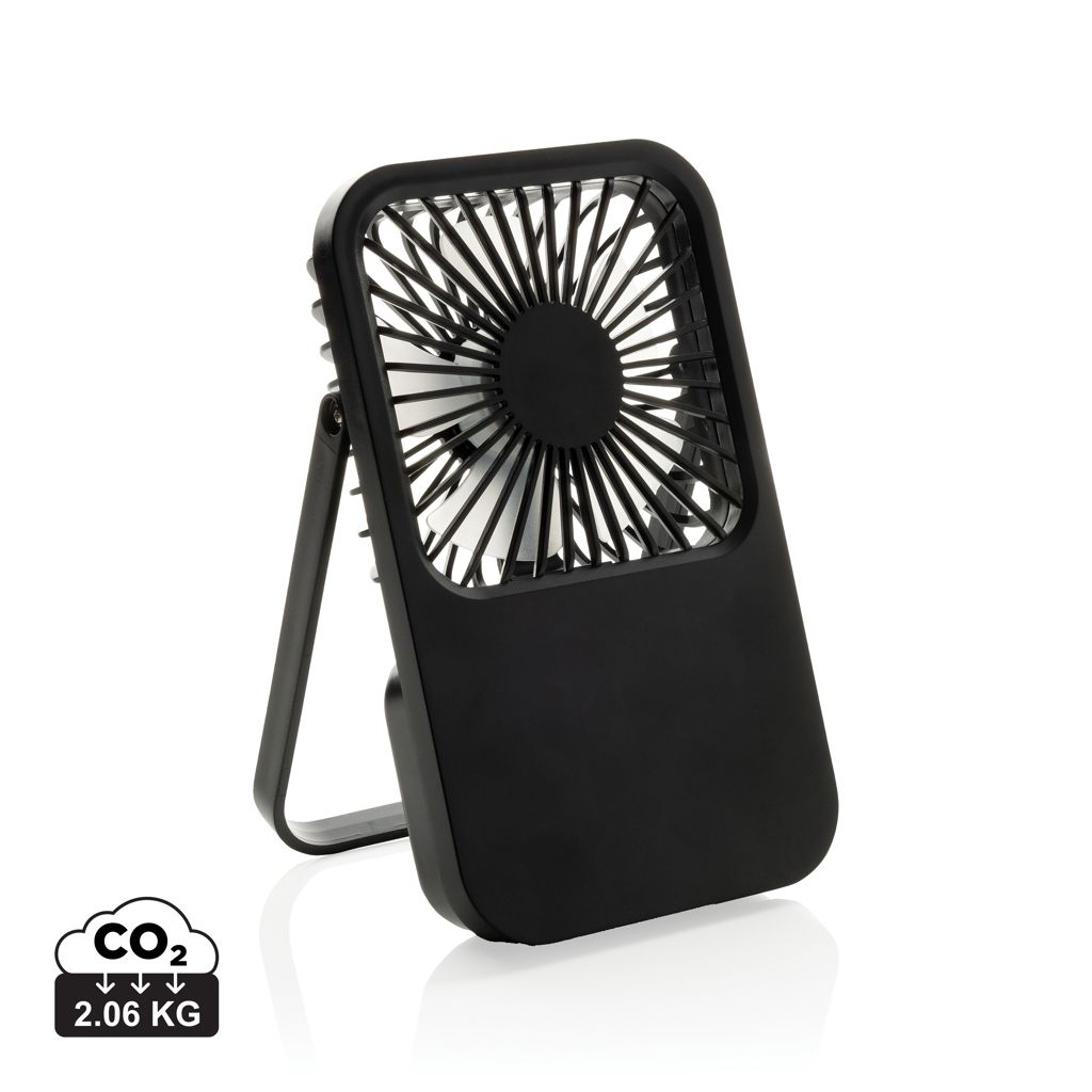 Ventilatore ricaricabile da tavolo Aervina uin rPlastica RCS