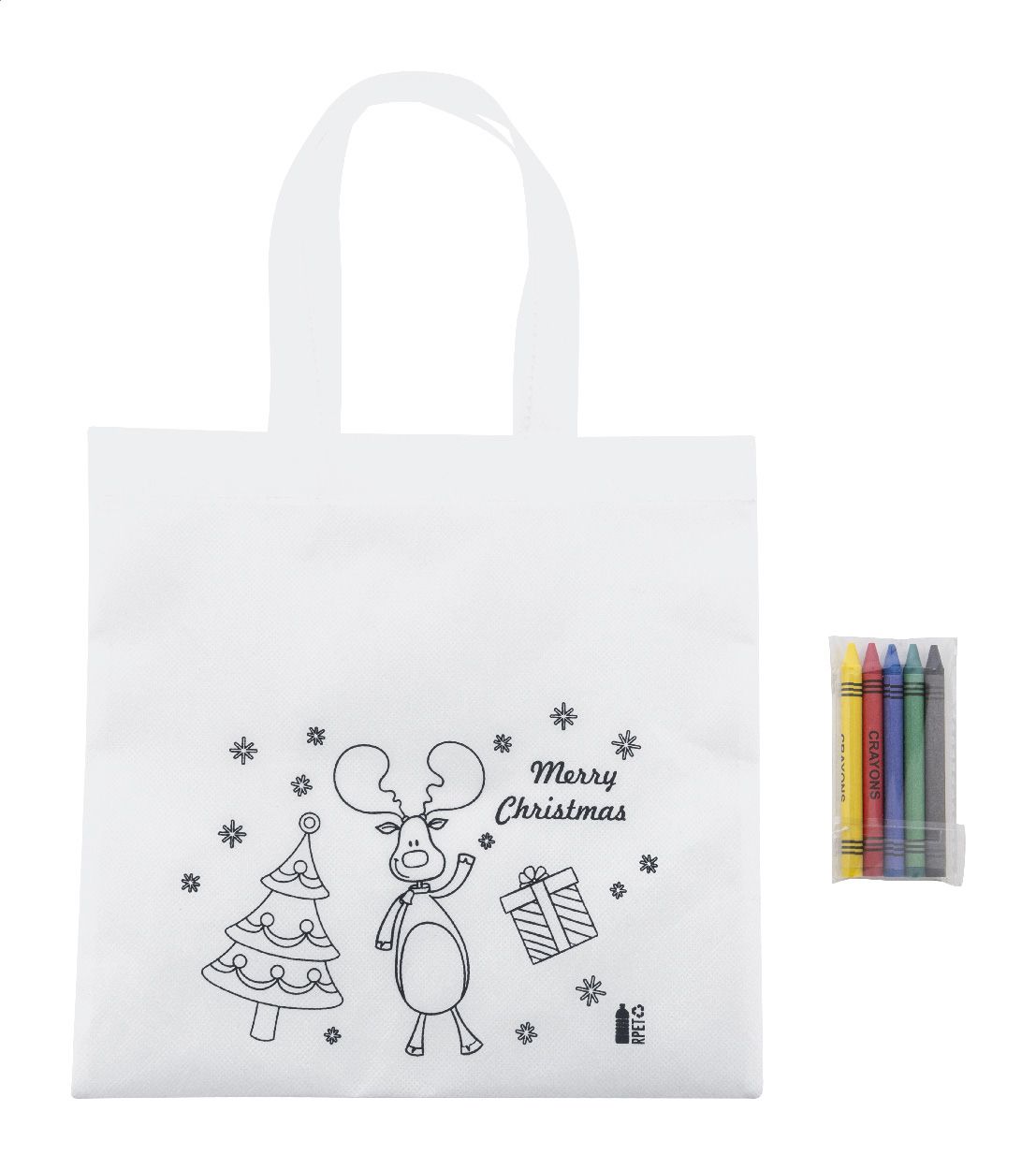 Julfar Shop. Borsa per la spesa natalizia de decorare