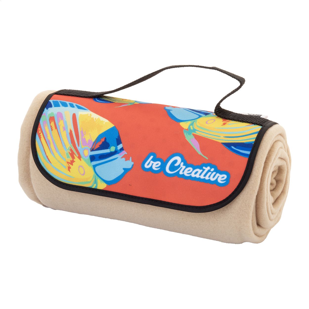 Reporta. Coperta in pile RPET personalizzabile