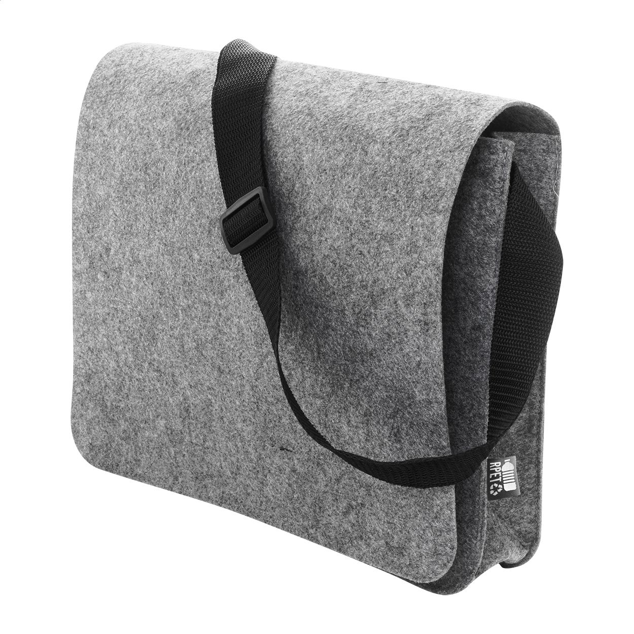 Tracolla porta pc in feltro RPET Refelt Courier