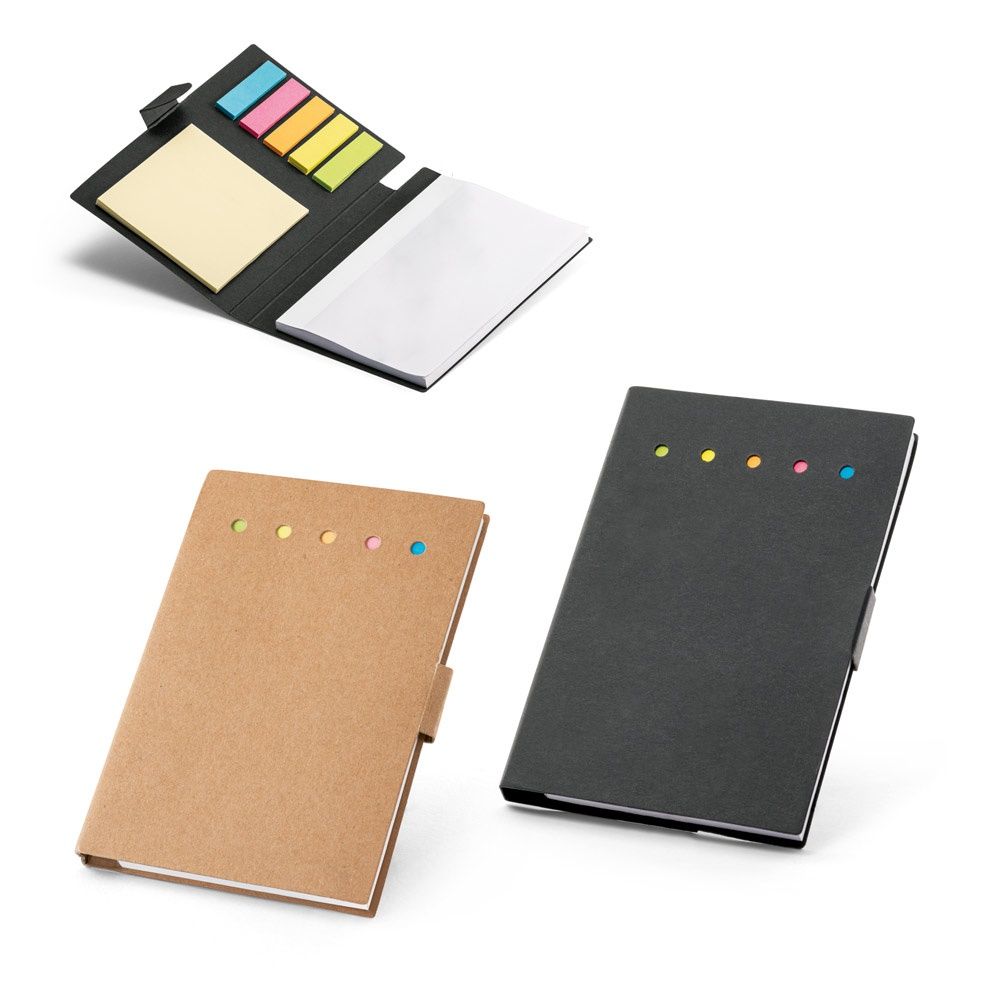 COOPER II. Blocco note adesivo con 6 set