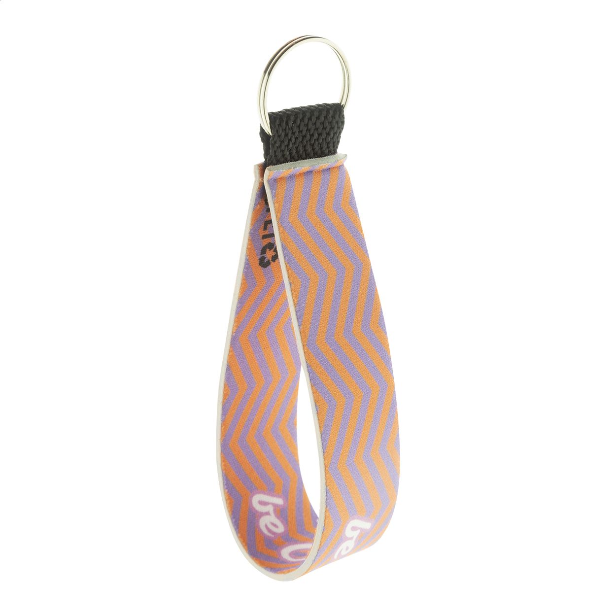 Strappy. Portachiavi in RPET personalizzabile
