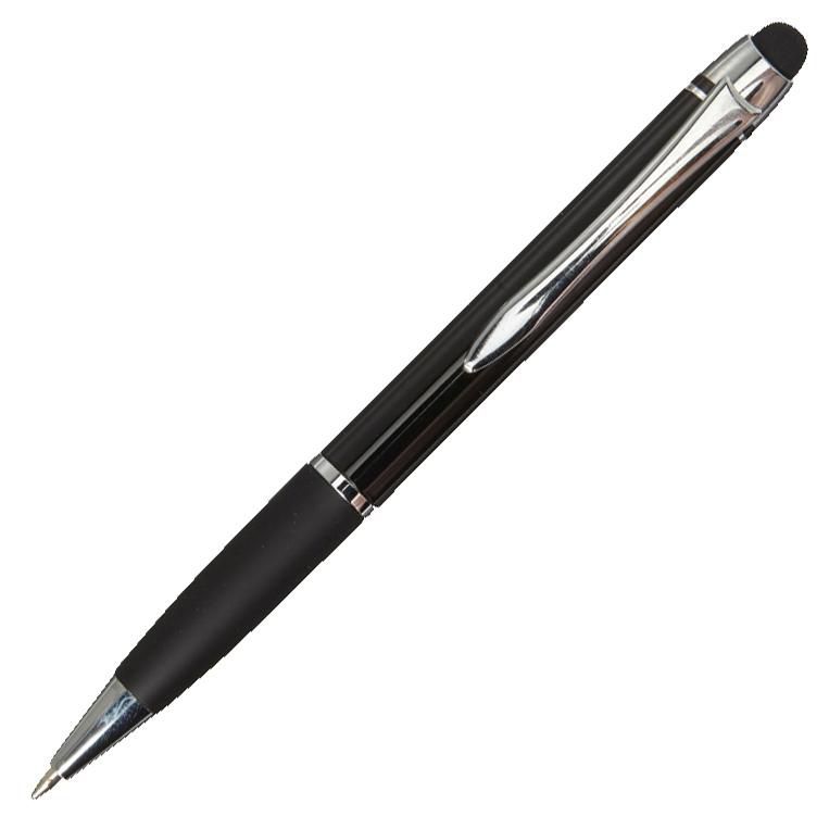 Penna a sfera capacitiva in alluminio lucida Pascaline