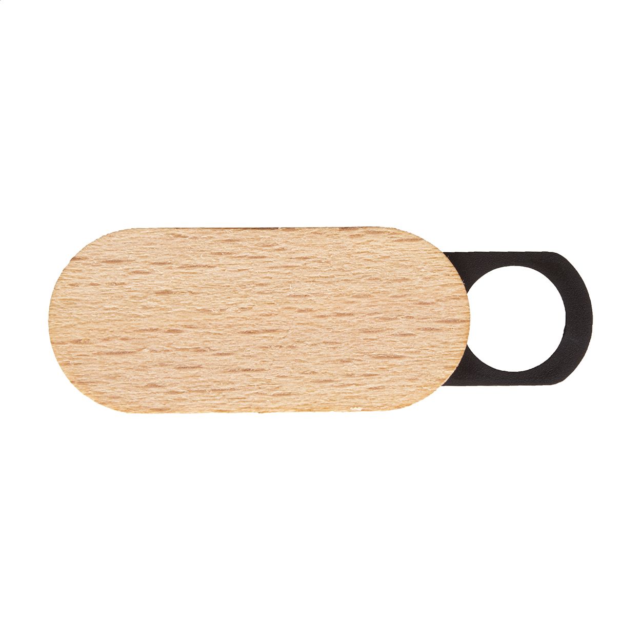 Copri webcam scorrevole con rivestimento in legno WooCam