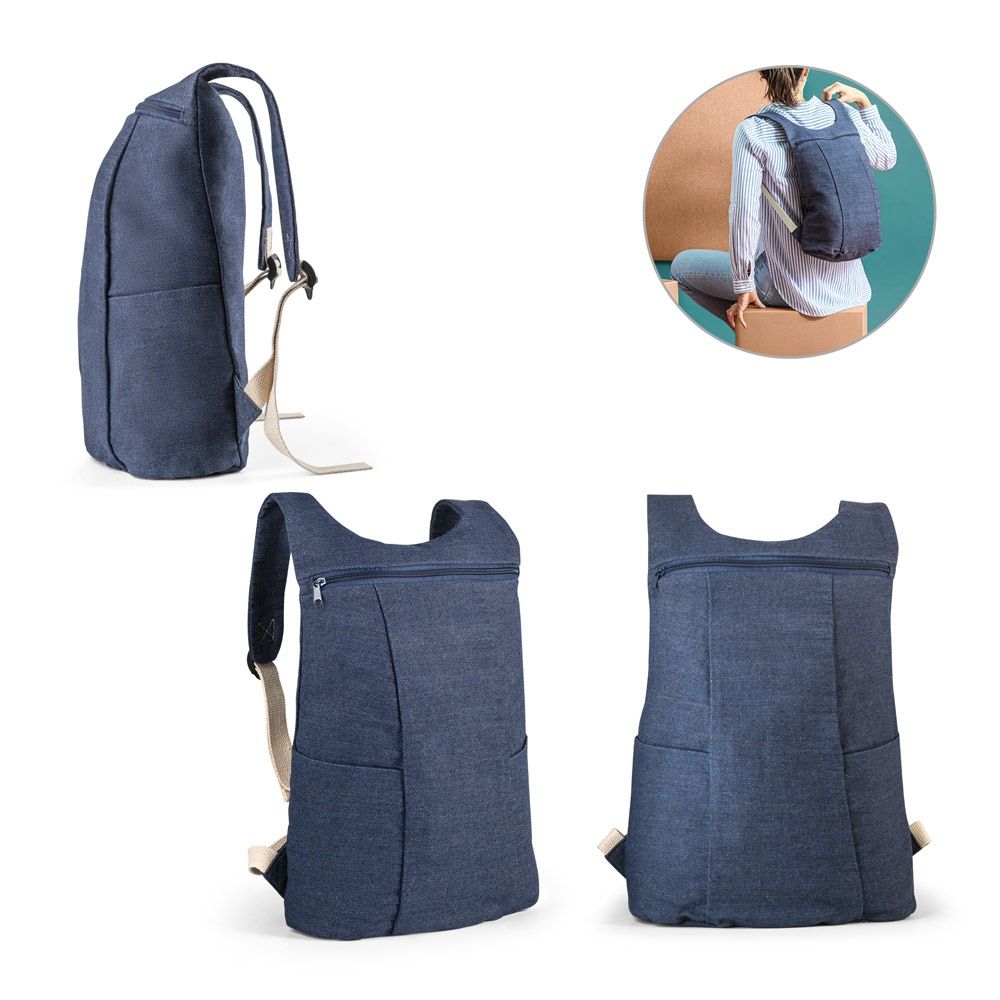 Zaino in denim sportivo Denim Bpack