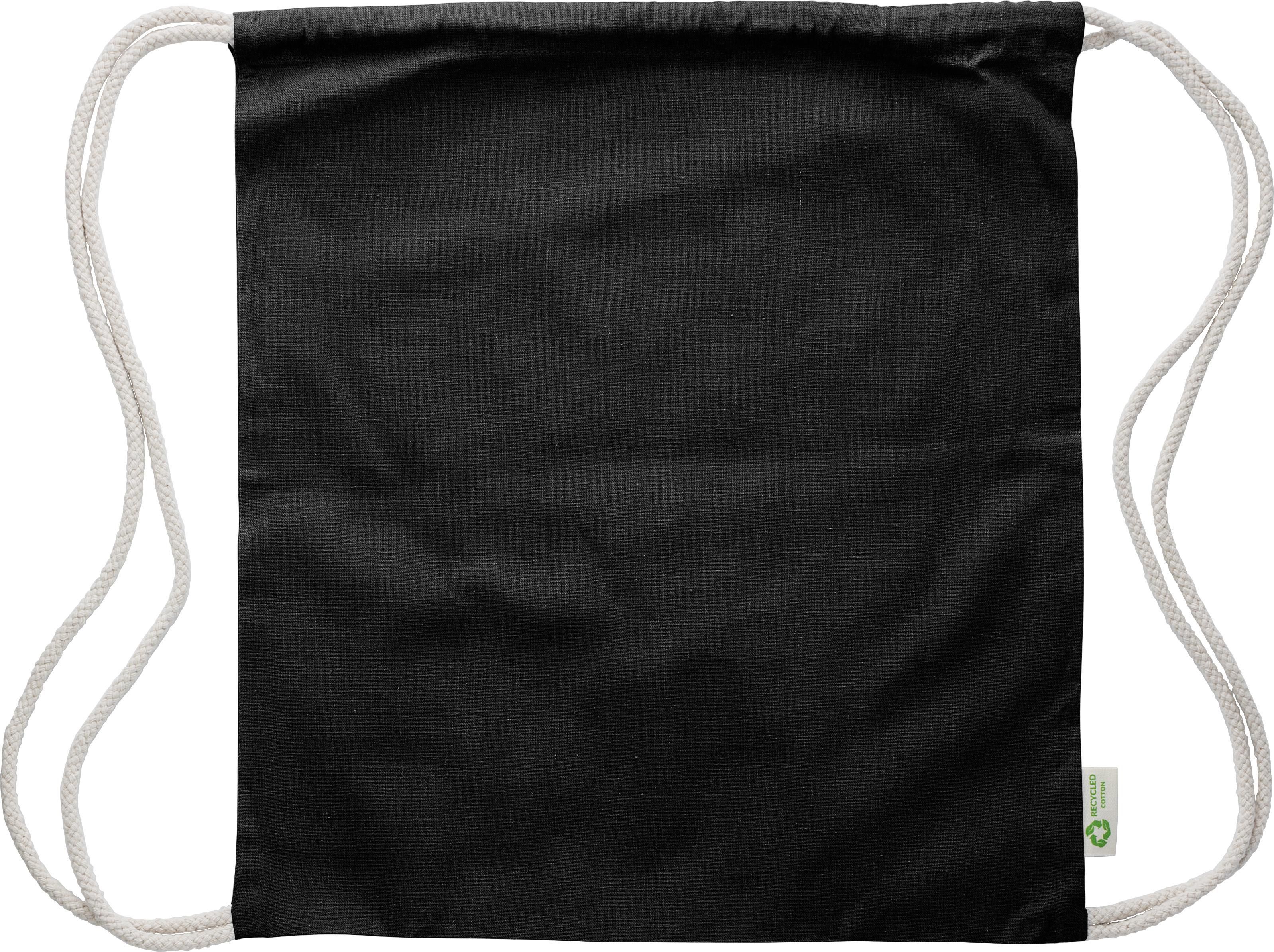 Sacca zaino personalizzata in cotone riciclato Joy