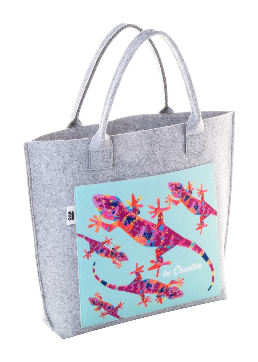 Shopper in feltro per la spesa personalizzabile CreaFelt Shop A