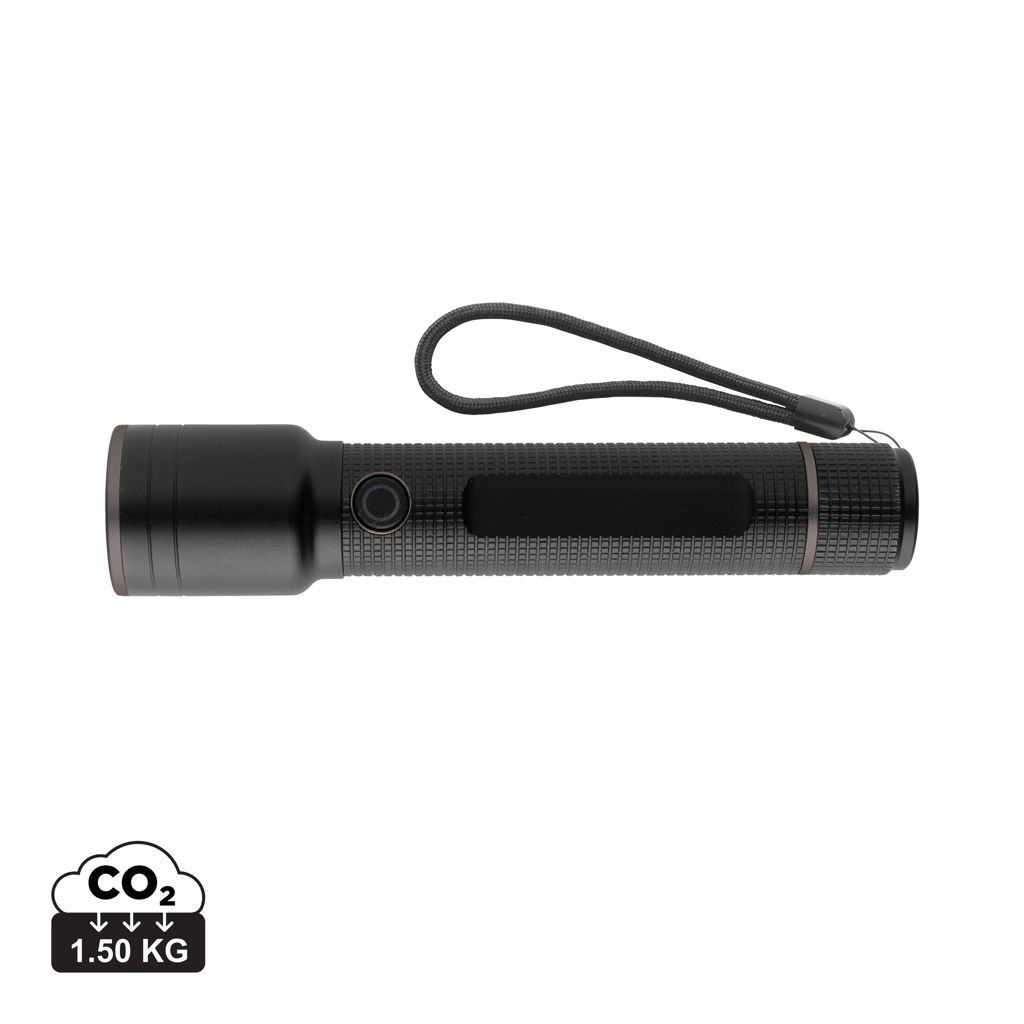 Torcia grande ricaricabile USB Gear X in r-alluminio RCS