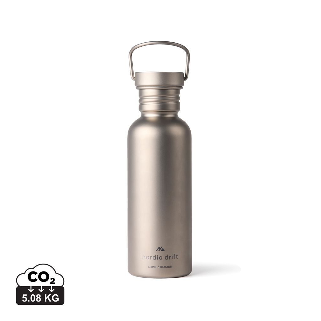 Bottiglia in titanio Nordic Drift Trail Ultra Light 600ML